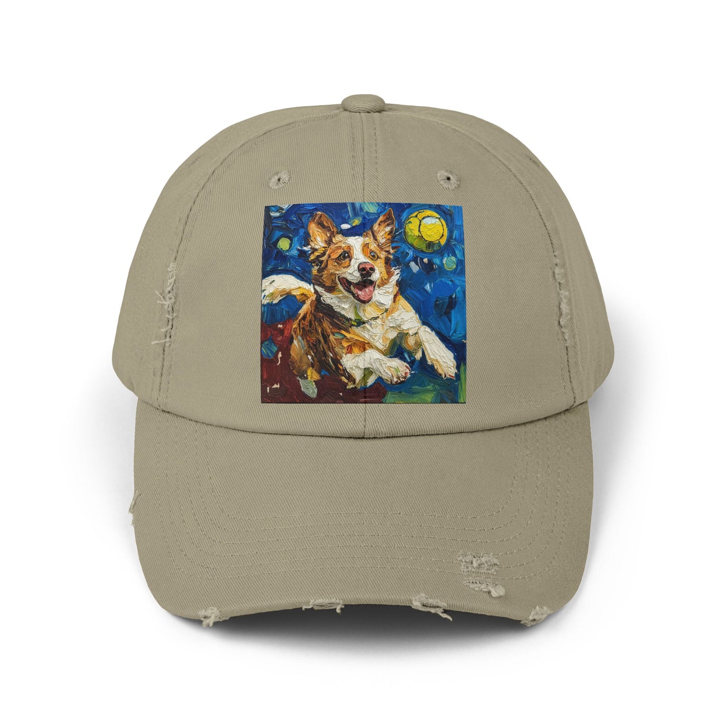 Pickleball Australian Shepherd Lovers Unisex Distressed Cap, Pet Lover Gift, Casual Hat, Unique Dog Art Cap, Birthday Gift for Dog Owners
