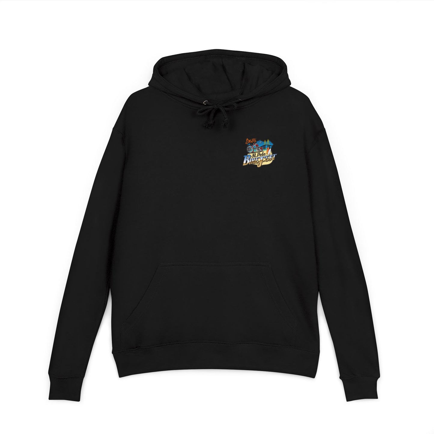 Bike Fest St Pete Vibrant Graphic Hoodie for Adventure Lovers, Cozy Casual Wear, Gift for Travelers, Unisex Sweatshirt, Outdoor Apparel