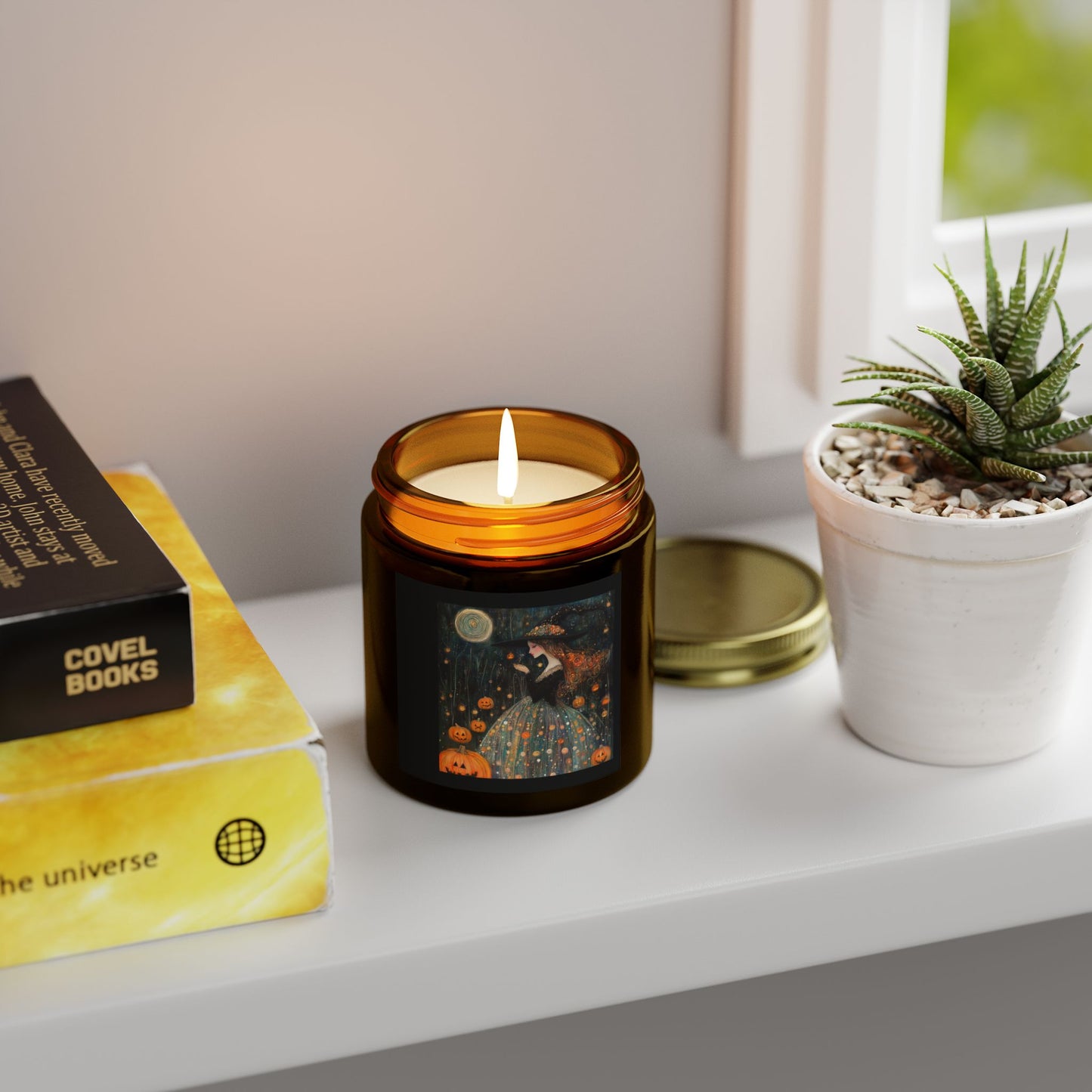 Halloween Witch Scented Candles, Cozy Home Decor, Aromatherapy Gifts, Fall Fragrance, Relaxation Candles, Halloween Party Decor