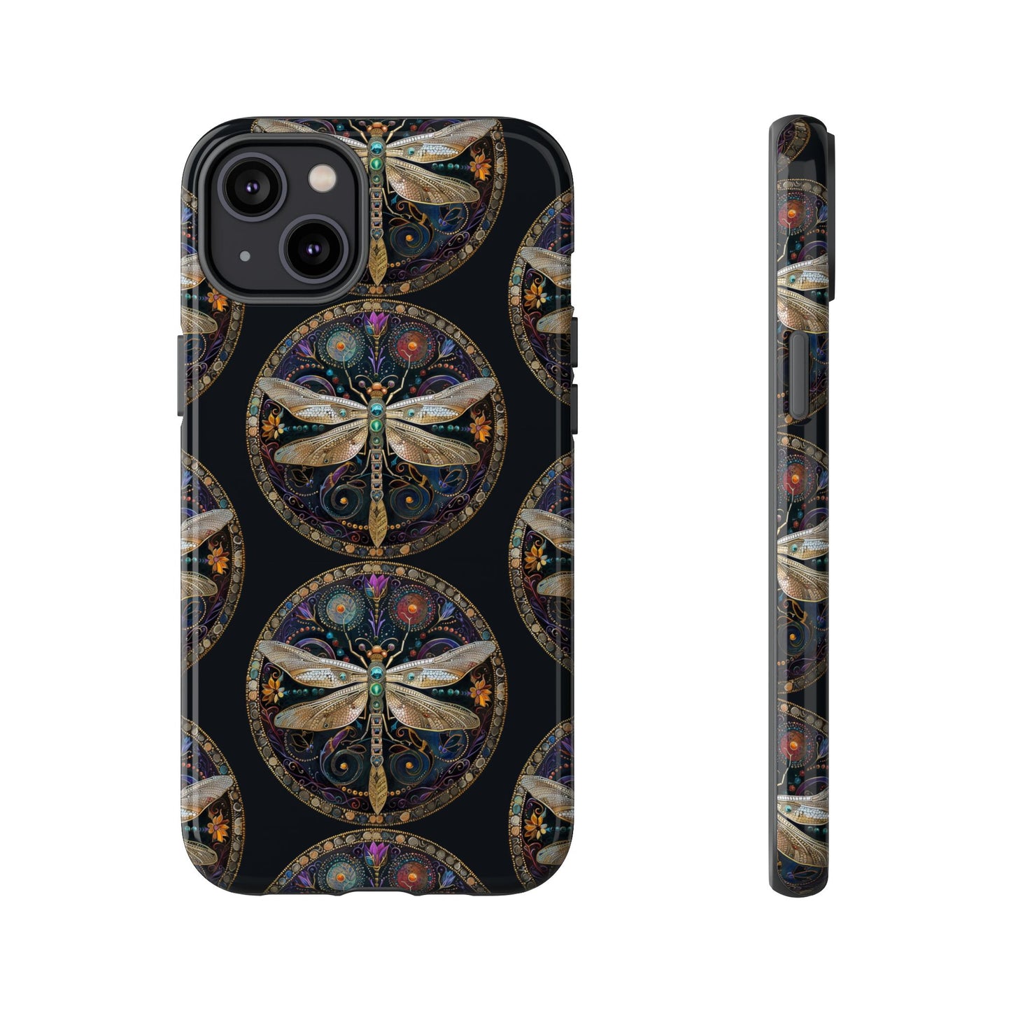 Dragonfly Phone Case, Tough Phone Cover, Artistic Cell Phone Accessory, Gift for Nature Lovers, Unique Phone Protector