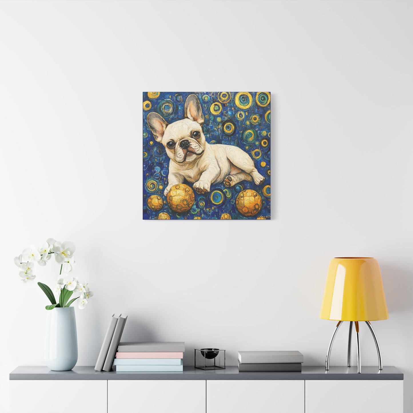 French Bulldog Matte Canvas, Stretched, Bodhi Pets