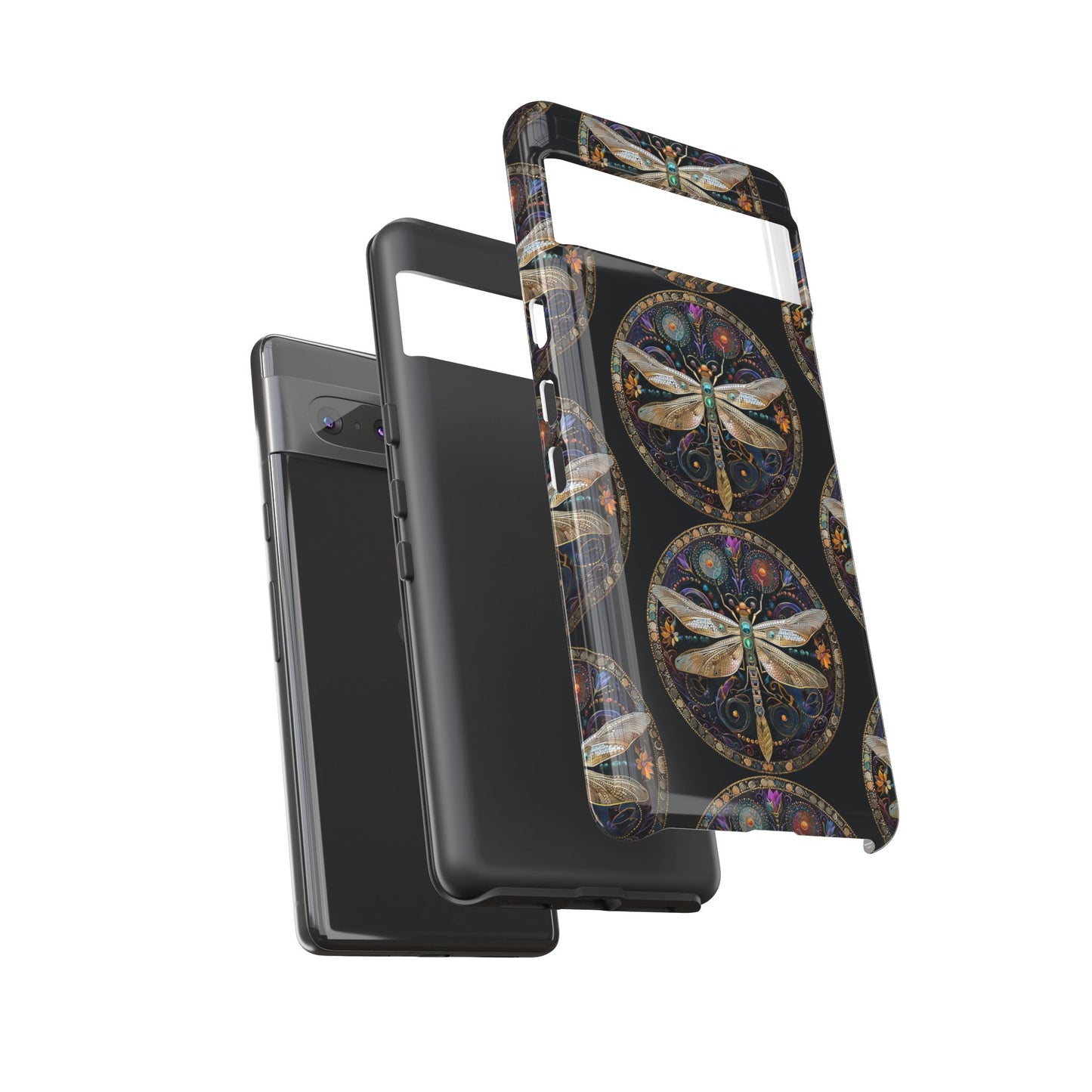 Dragonfly Phone Case, Tough Phone Cover, Artistic Cell Phone Accessory, Gift for Nature Lovers, Unique Phone Protector