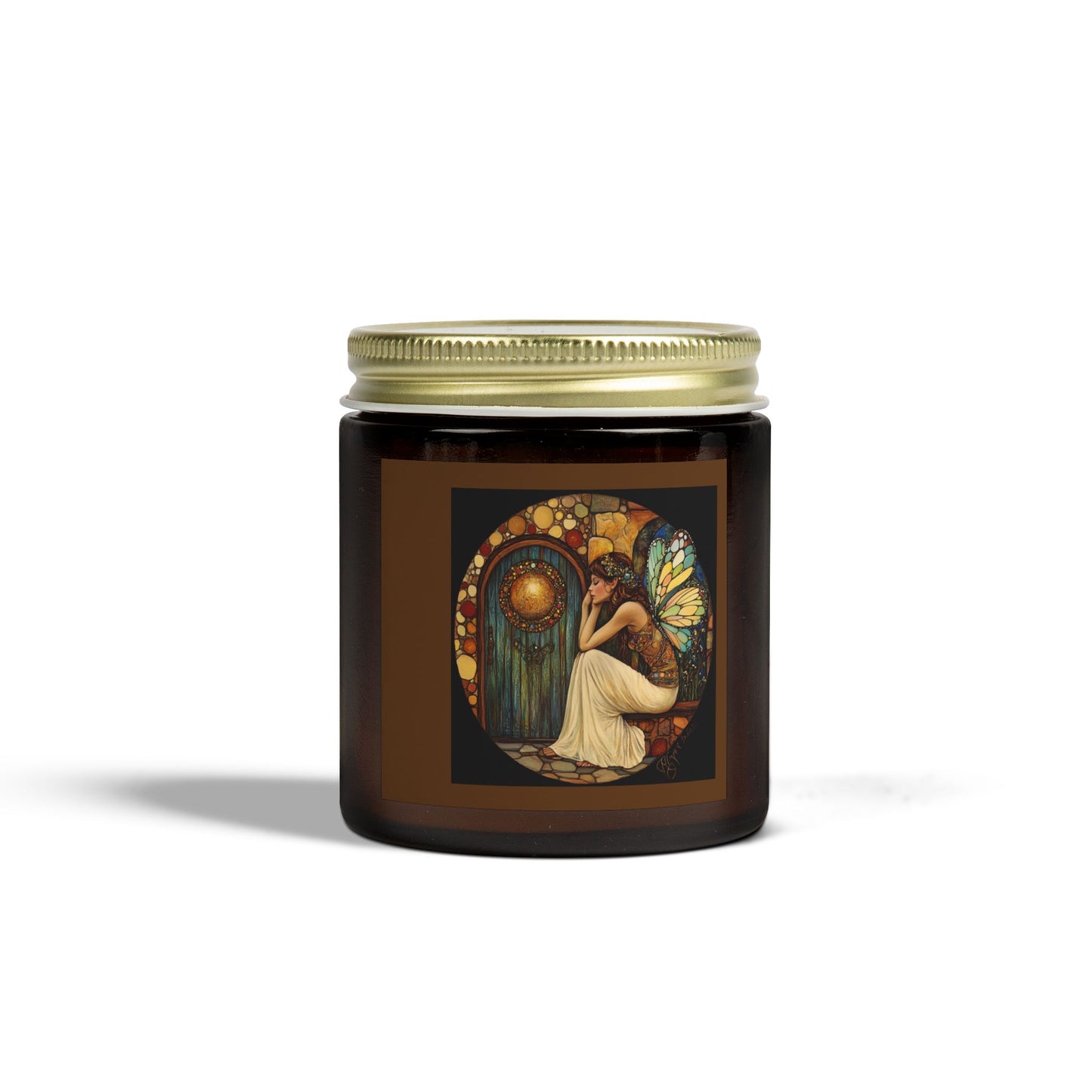 Fairy Door Aromatherapy Candles: Coconut Apricot Wax, Hand-Poured, Natural Fragrance, Home Decor, Eco-Friendly Gifts, Relaxation