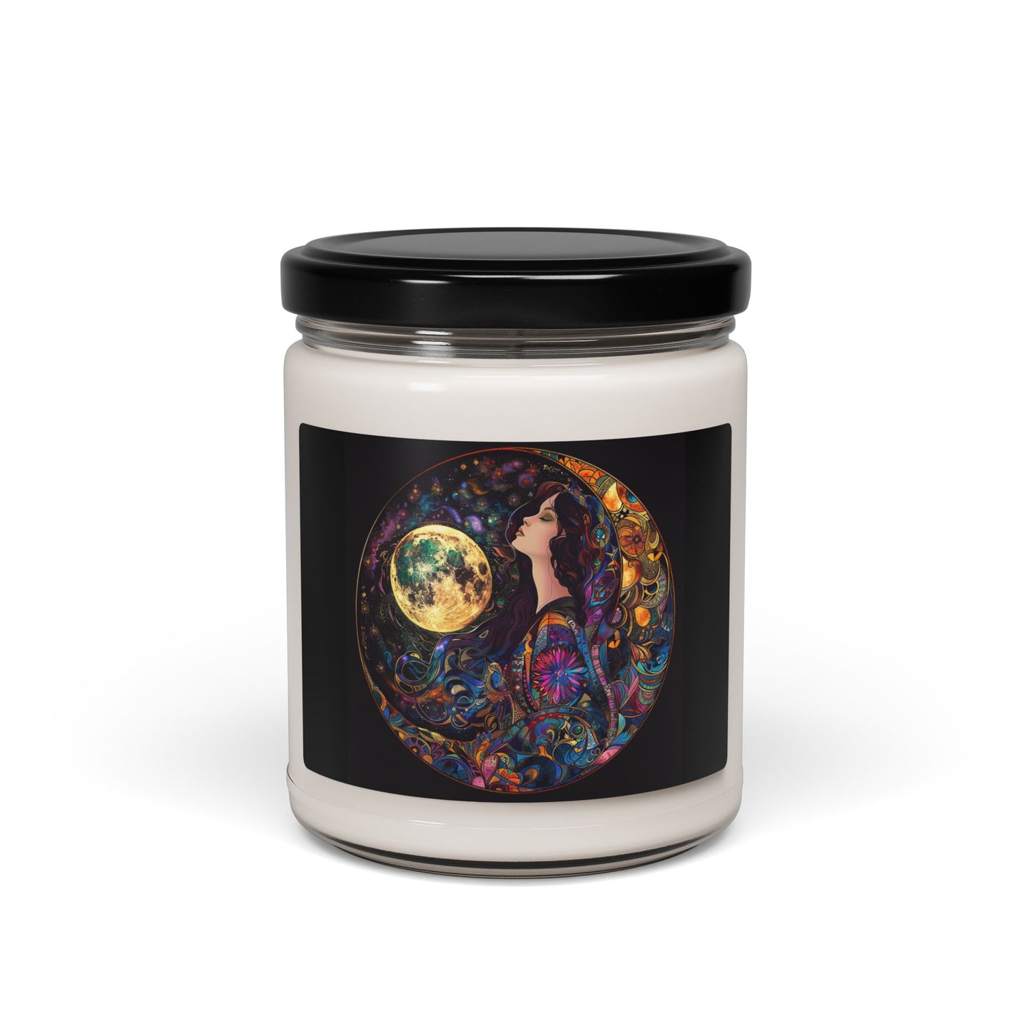 Mystical Moonlight Scented Soy Candle | Healing Aromatherapy | Eco-Friendly Gift for Home | Yoga, Meditation, Self-Care
