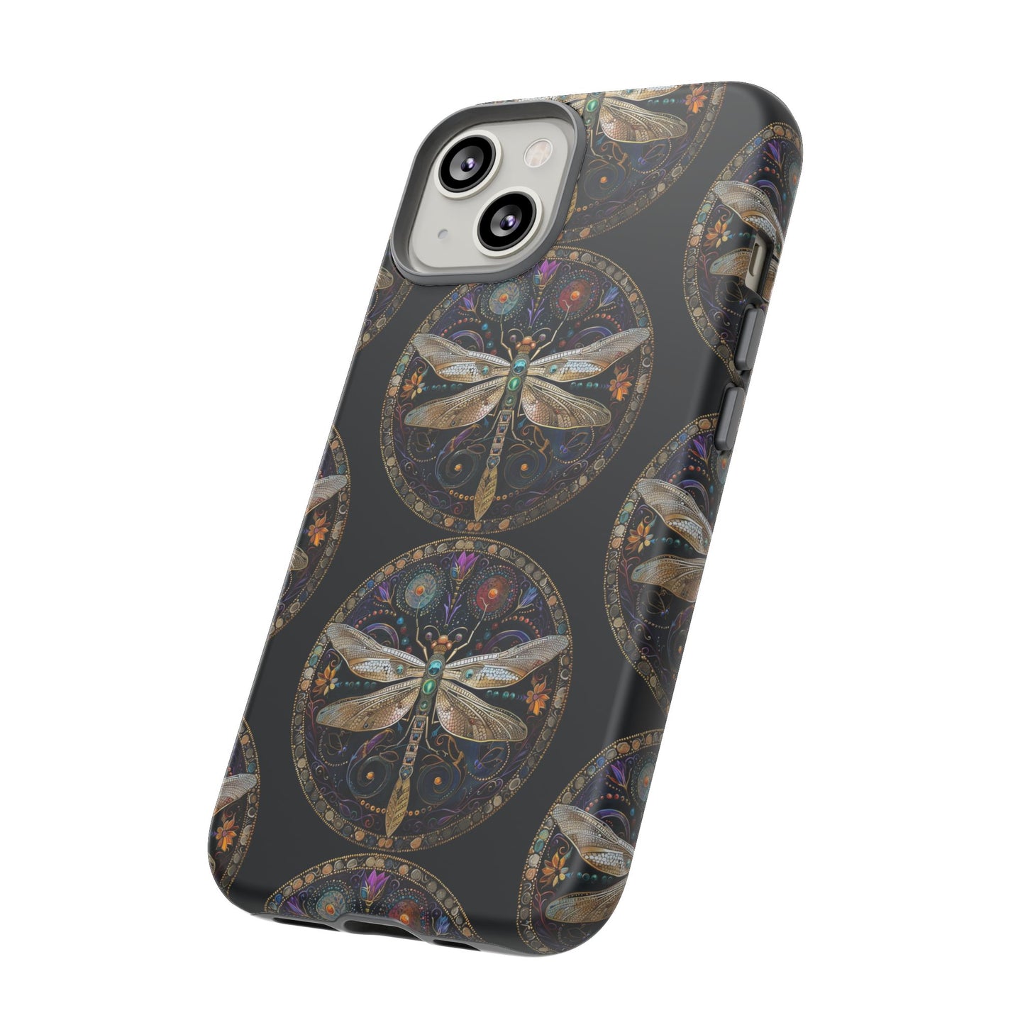 Dragonfly Phone Case, Tough Phone Cover, Artistic Cell Phone Accessory, Gift for Nature Lovers, Unique Phone Protector