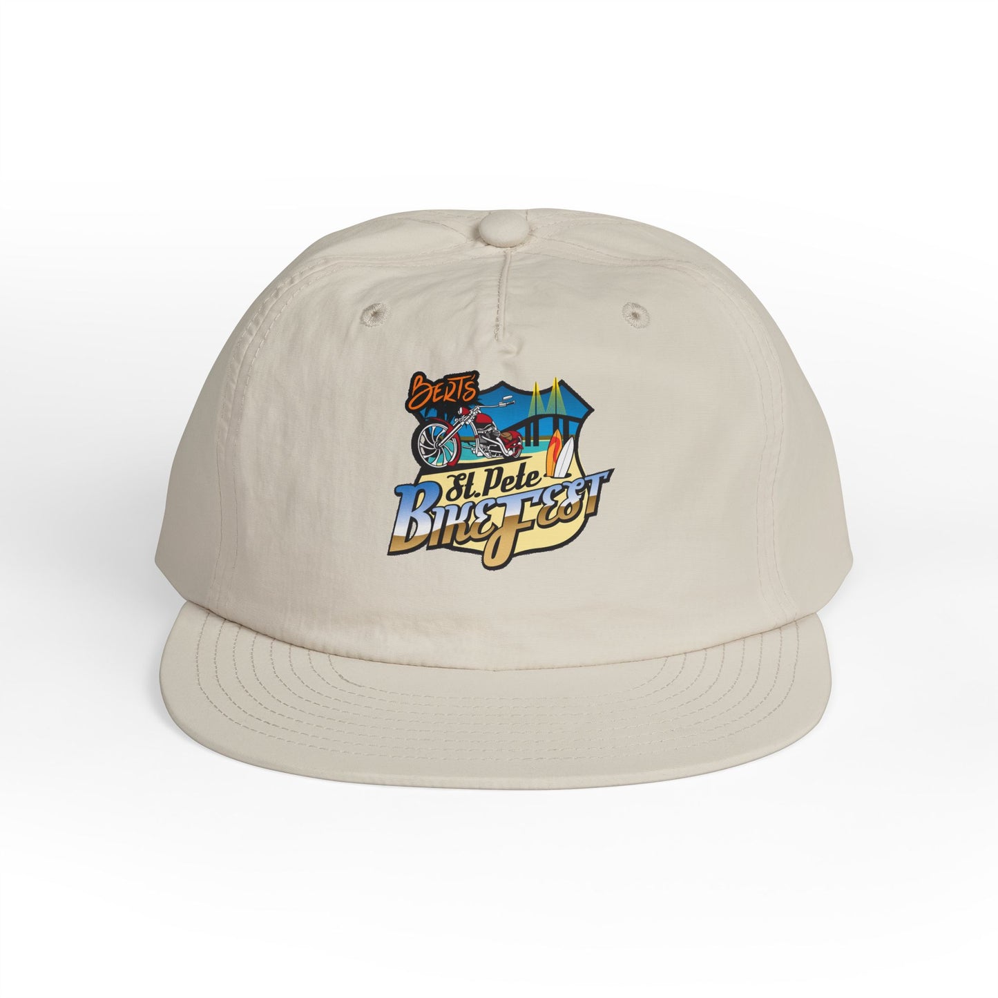 St Pete Fl Bike Fest Surf Cap for Beach Lovers | Adjustable Sun Hat | Summer Vacation Essential, Surfing Gift, Beach Party Gear, Relaxed Style, Outdoor Adventure
