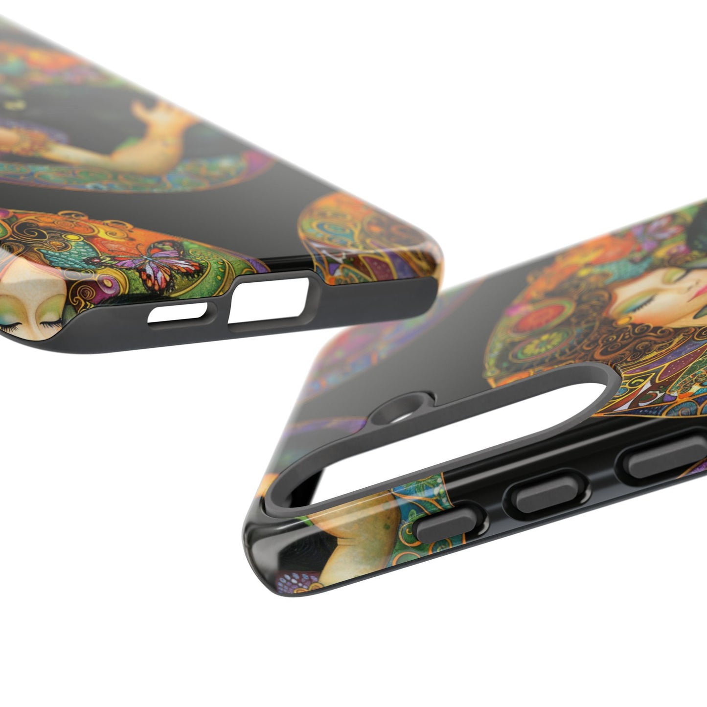 Tough Cases Phone Case, Colorful Protective Cover for Cat Lovers, Trendy Gift for Birthdays, Unique Art Phone Accessories