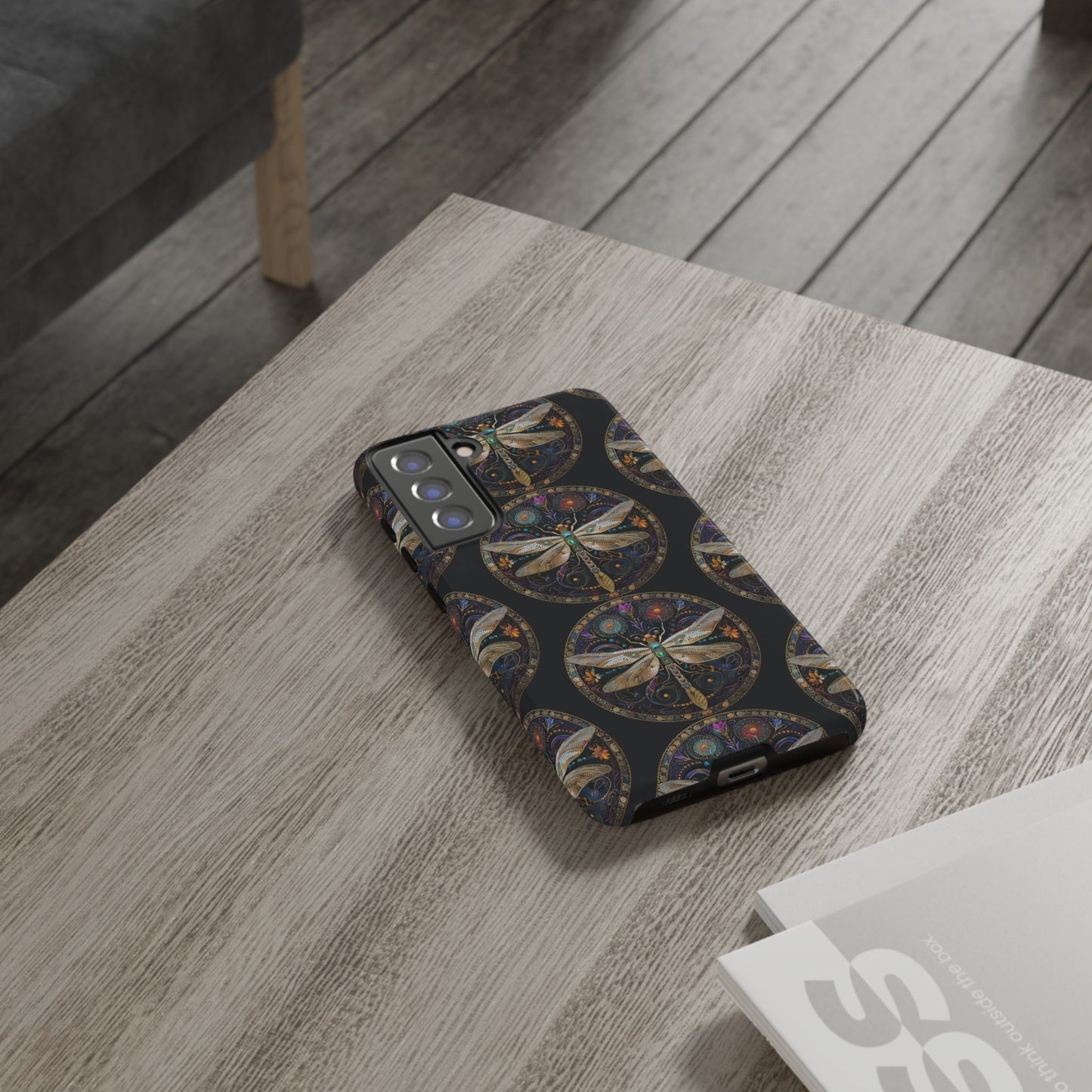 Dragonfly Phone Case, Tough Phone Cover, Artistic Cell Phone Accessory, Gift for Nature Lovers, Unique Phone Protector