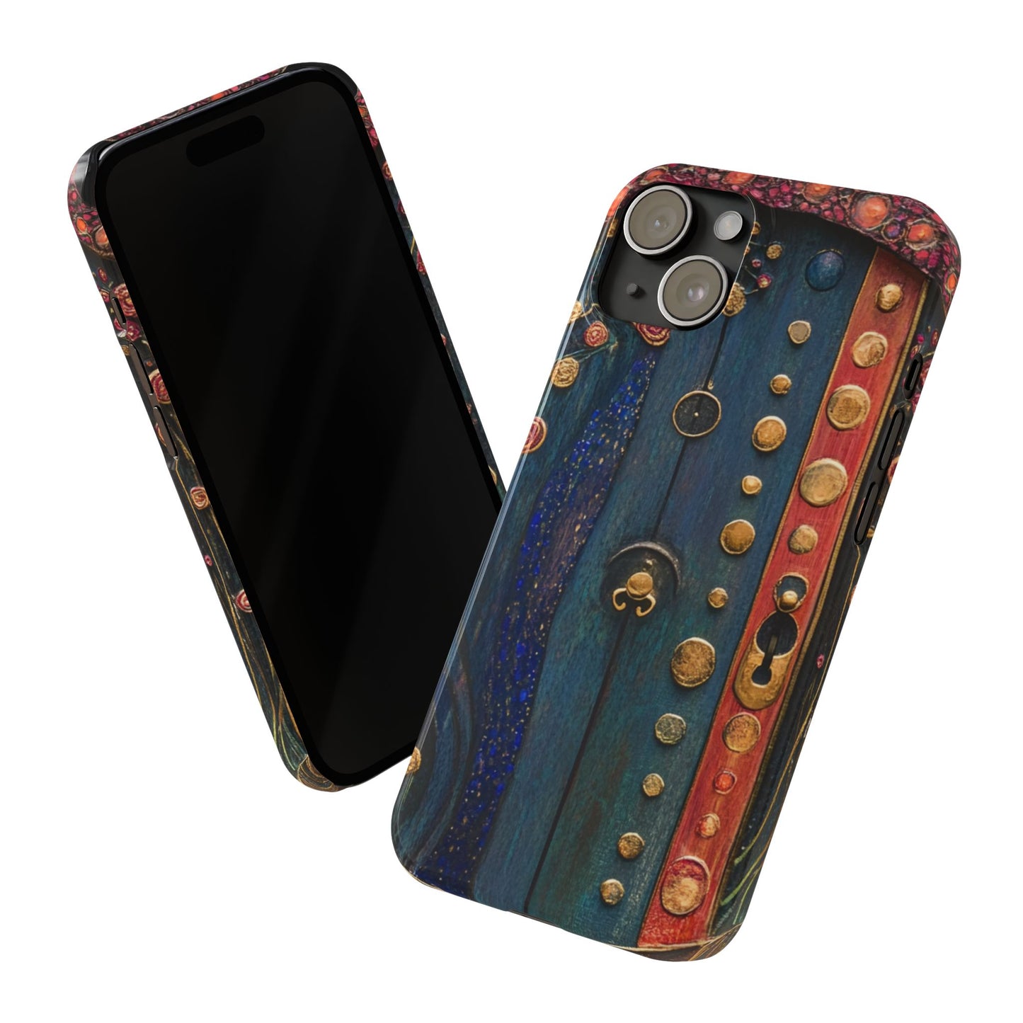 Fairy Door Artistic Slim Phone Cases, Unique Phone Cover, Gift for Art Lovers, Decorative Case, Phone Accessory