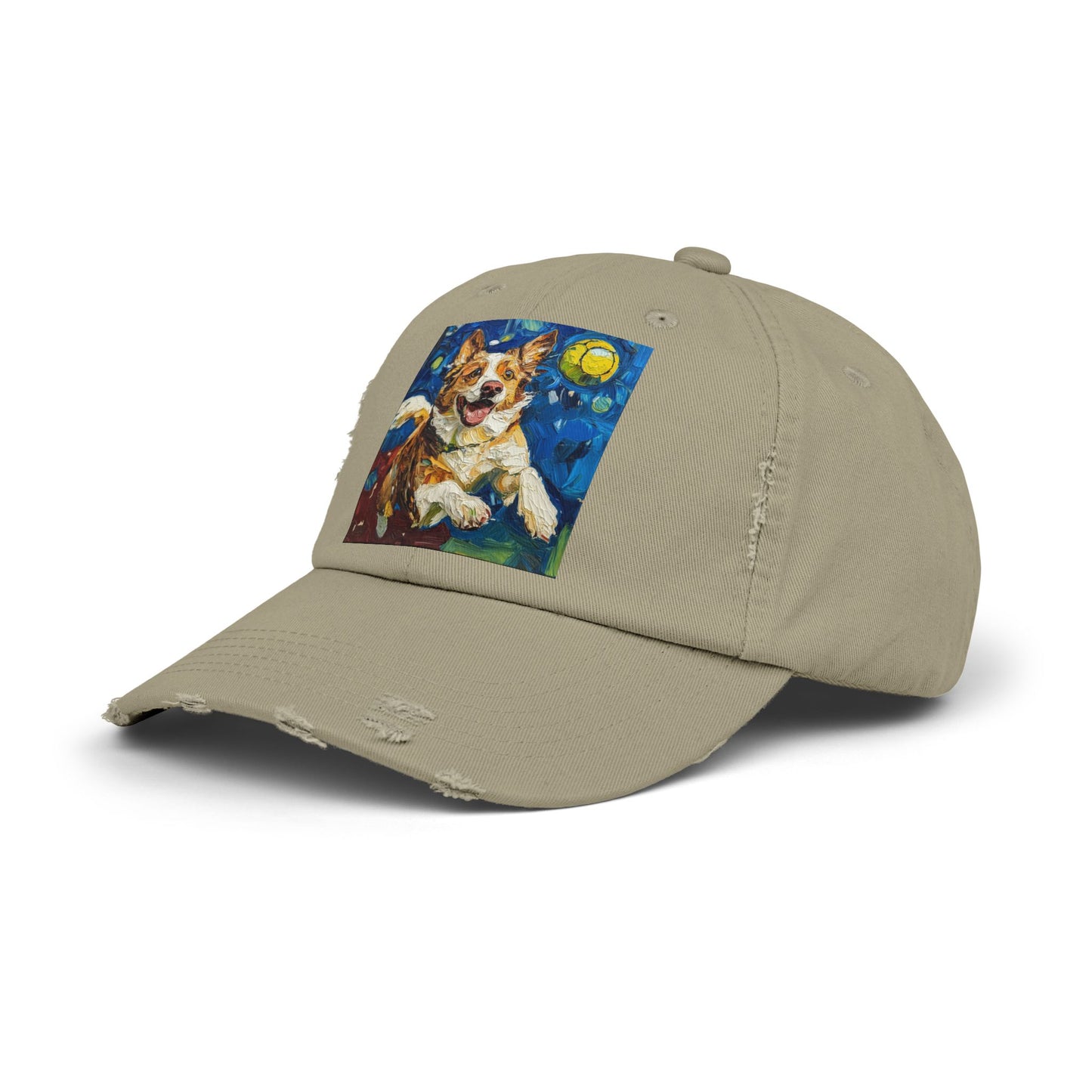 Pickleball Australian Shepherd Lovers Unisex Distressed Cap, Pet Lover Gift, Casual Hat, Unique Dog Art Cap, Birthday Gift for Dog Owners