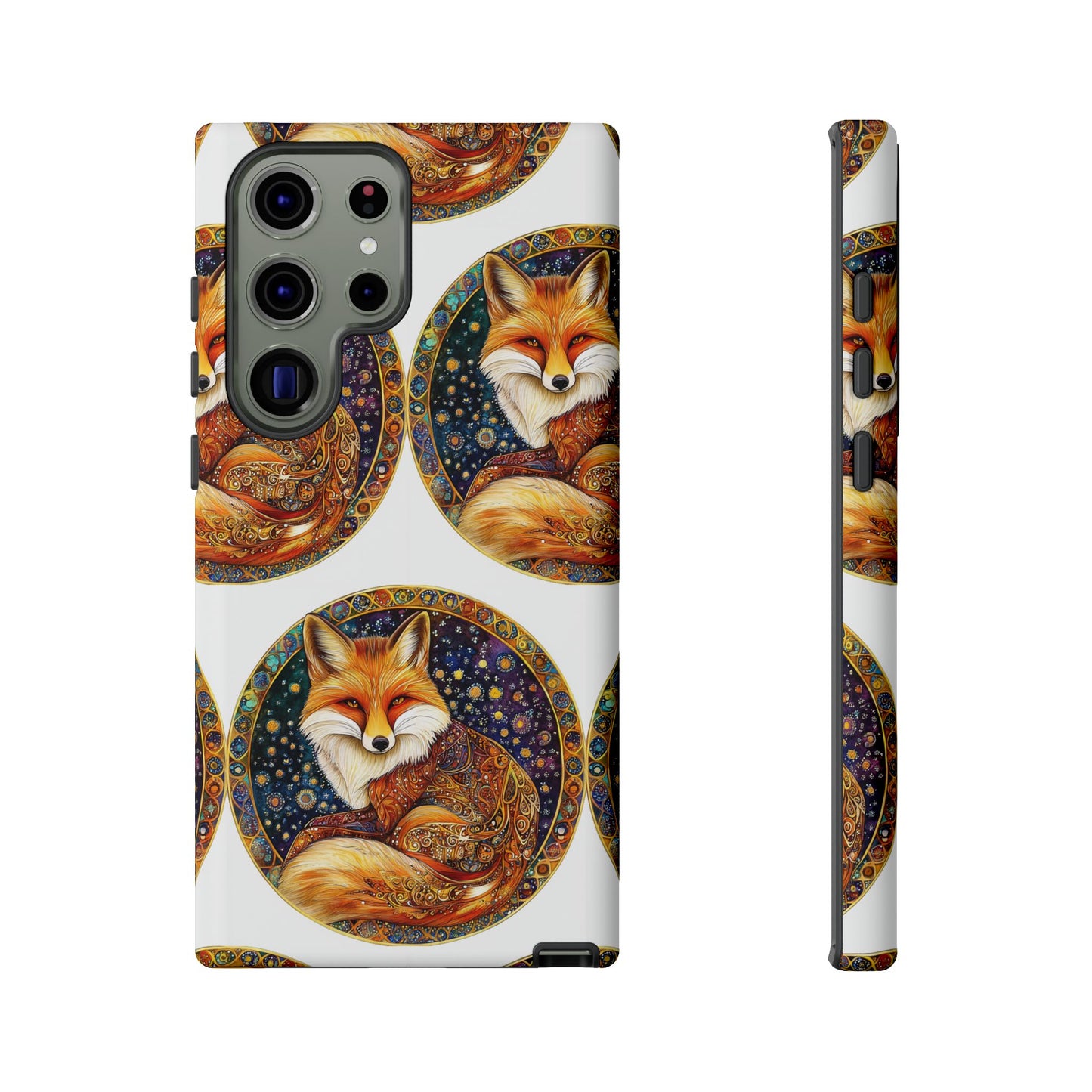 Artistic Fox Phone Case, Tough Phone Cover, Unique Gift for Animal Lovers, Stylish Tech Accessory, Nature-Inspired Decor