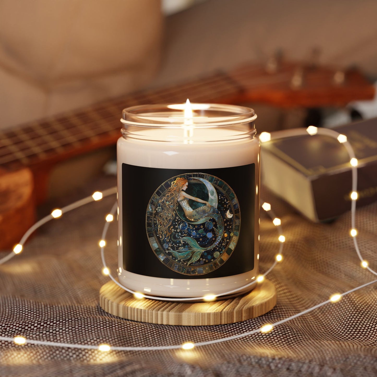 Oceanic Mermaid Scented Soy Candle | Calming Aromatherapy, Home Decor, Gift for Her, Relaxation, Birthday, Housewarming