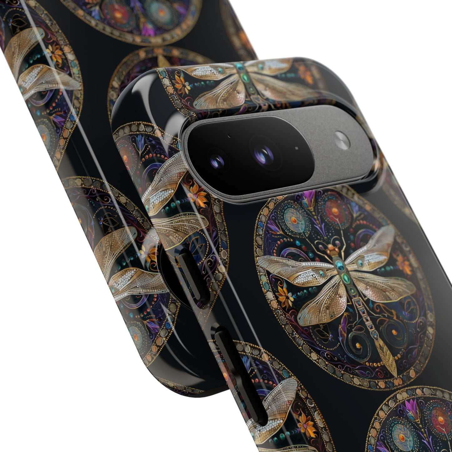 Dragonfly Phone Case, Tough Phone Cover, Artistic Cell Phone Accessory, Gift for Nature Lovers, Unique Phone Protector