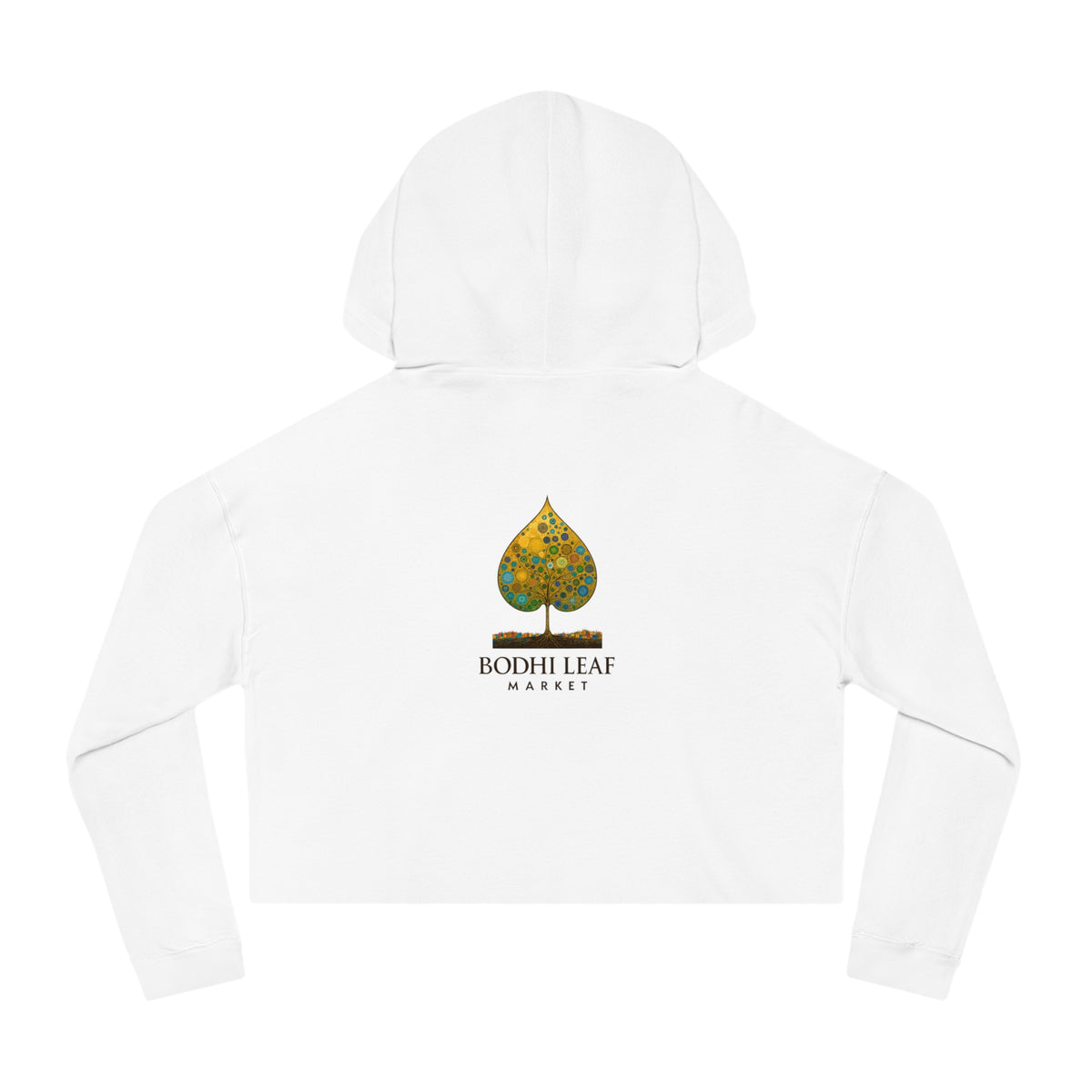 Bodhi Leaf Market Cropped Hoodie