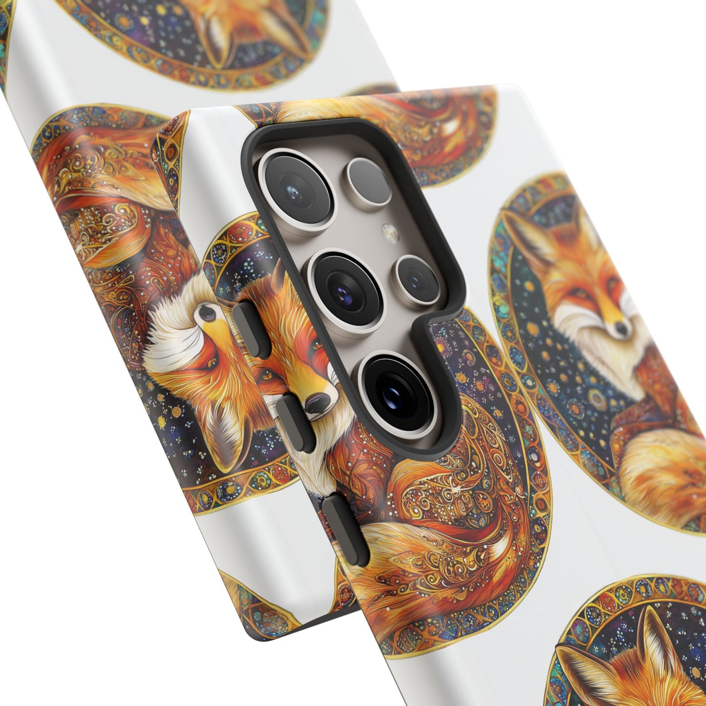 Artistic Fox Phone Case, Tough Phone Cover, Unique Gift for Animal Lovers, Stylish Tech Accessory, Nature-Inspired Decor