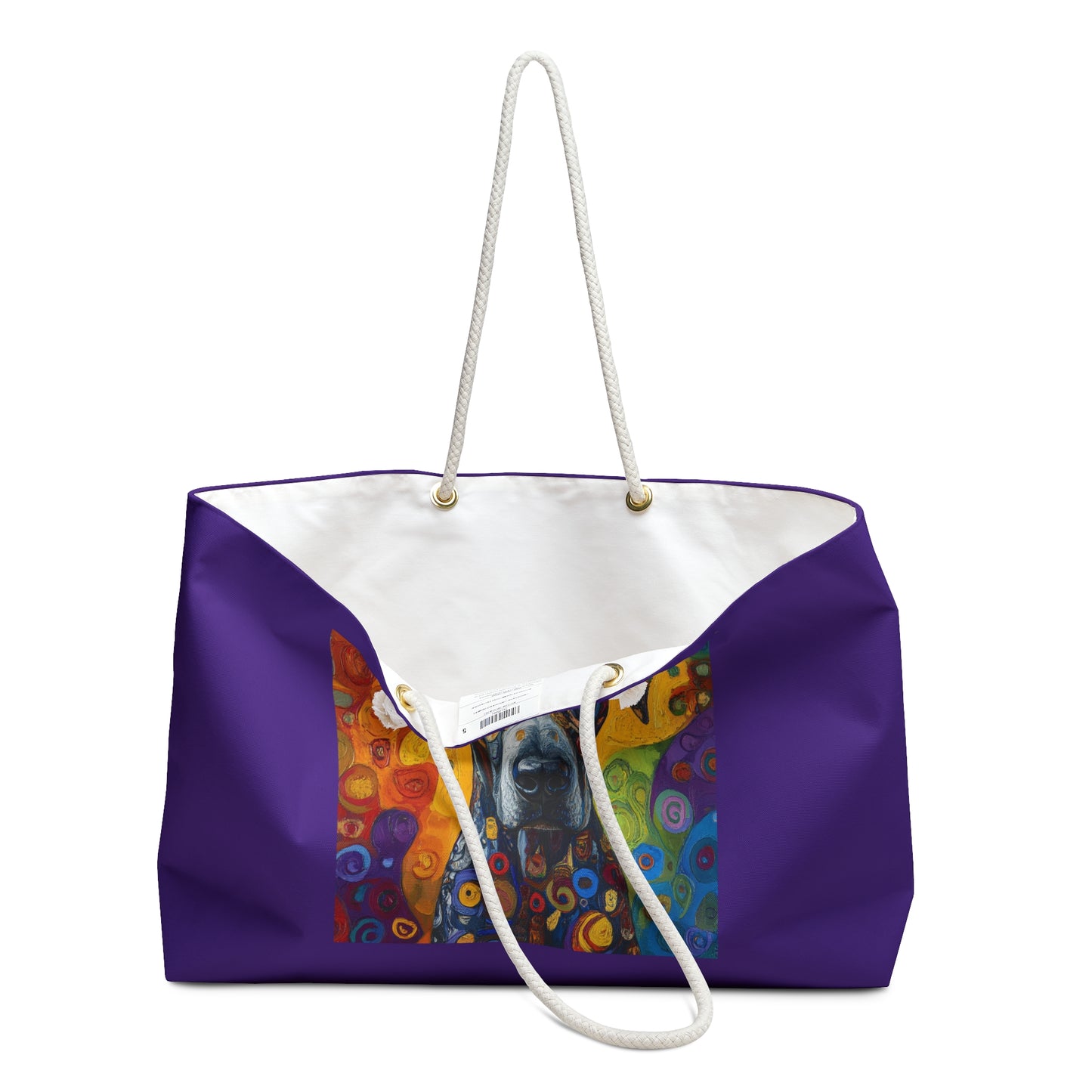 Vibrant Great Dane Art Weekender Bag | Perfect for Pet Lovers, Travel, Beach Days, Weekend Getaways, Gifts