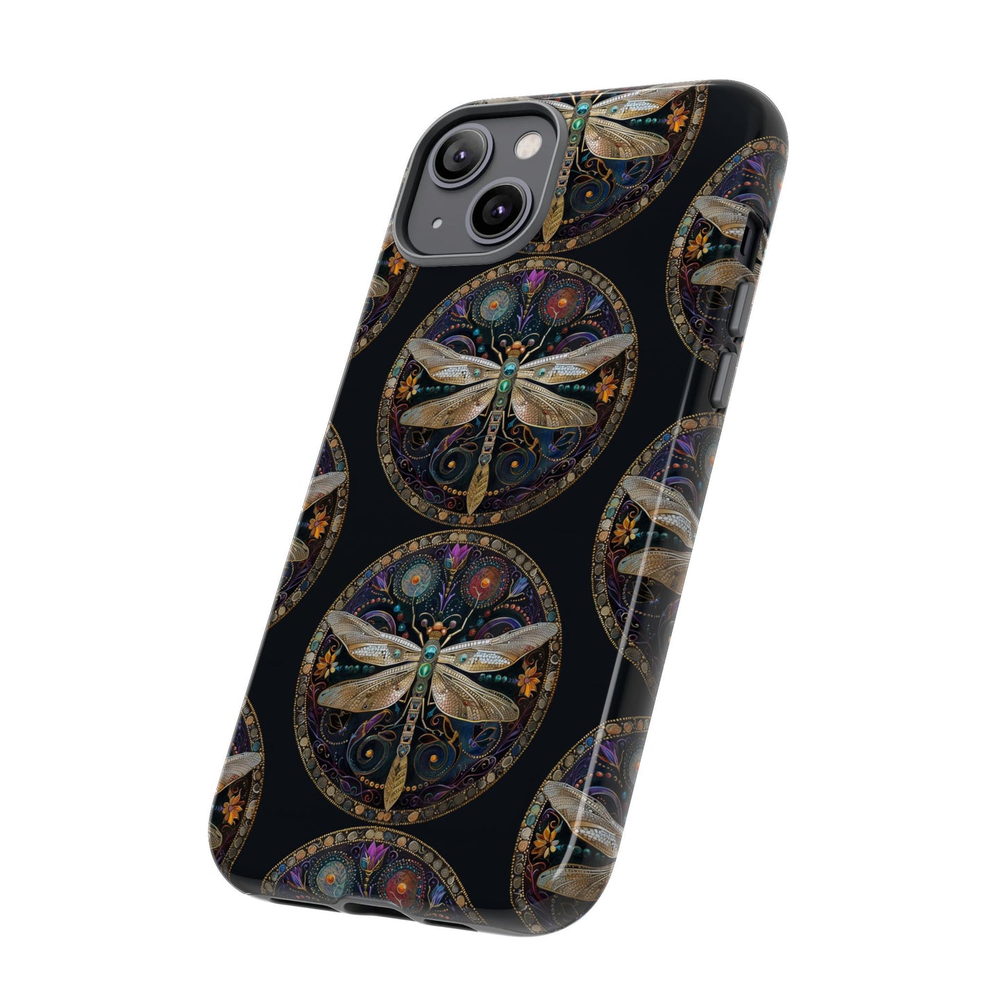 Dragonfly Phone Case, Tough Phone Cover, Artistic Cell Phone Accessory, Gift for Nature Lovers, Unique Phone Protector