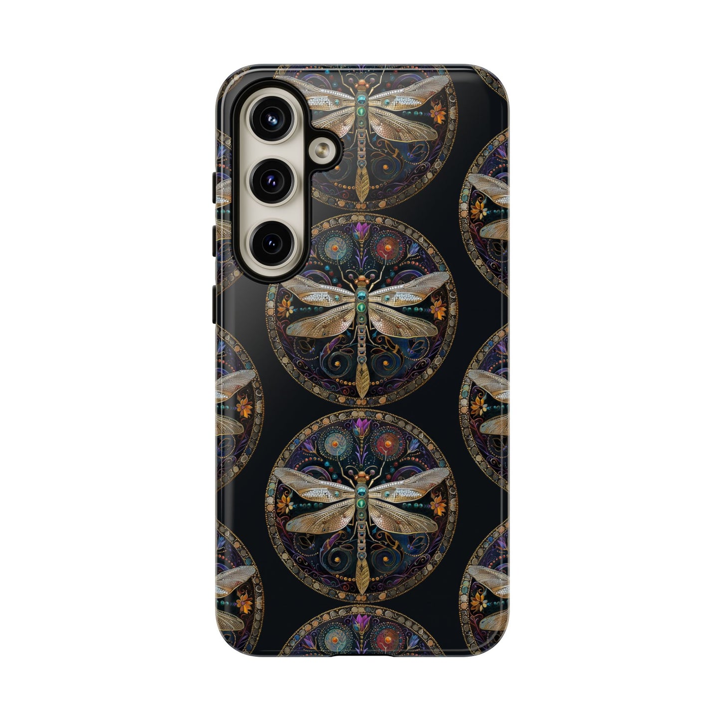 Dragonfly Phone Case, Tough Phone Cover, Artistic Cell Phone Accessory, Gift for Nature Lovers, Unique Phone Protector