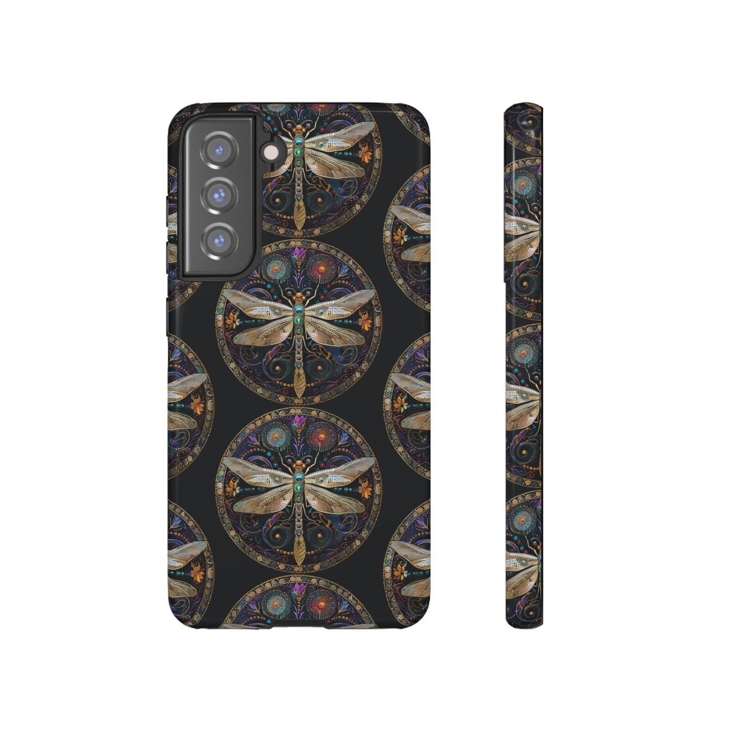 Dragonfly Phone Case, Tough Phone Cover, Artistic Cell Phone Accessory, Gift for Nature Lovers, Unique Phone Protector