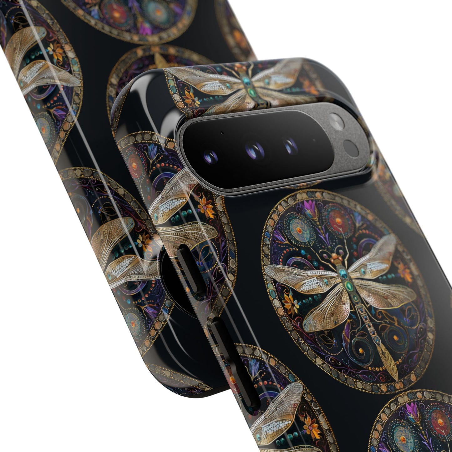 Dragonfly Phone Case, Tough Phone Cover, Artistic Cell Phone Accessory, Gift for Nature Lovers, Unique Phone Protector
