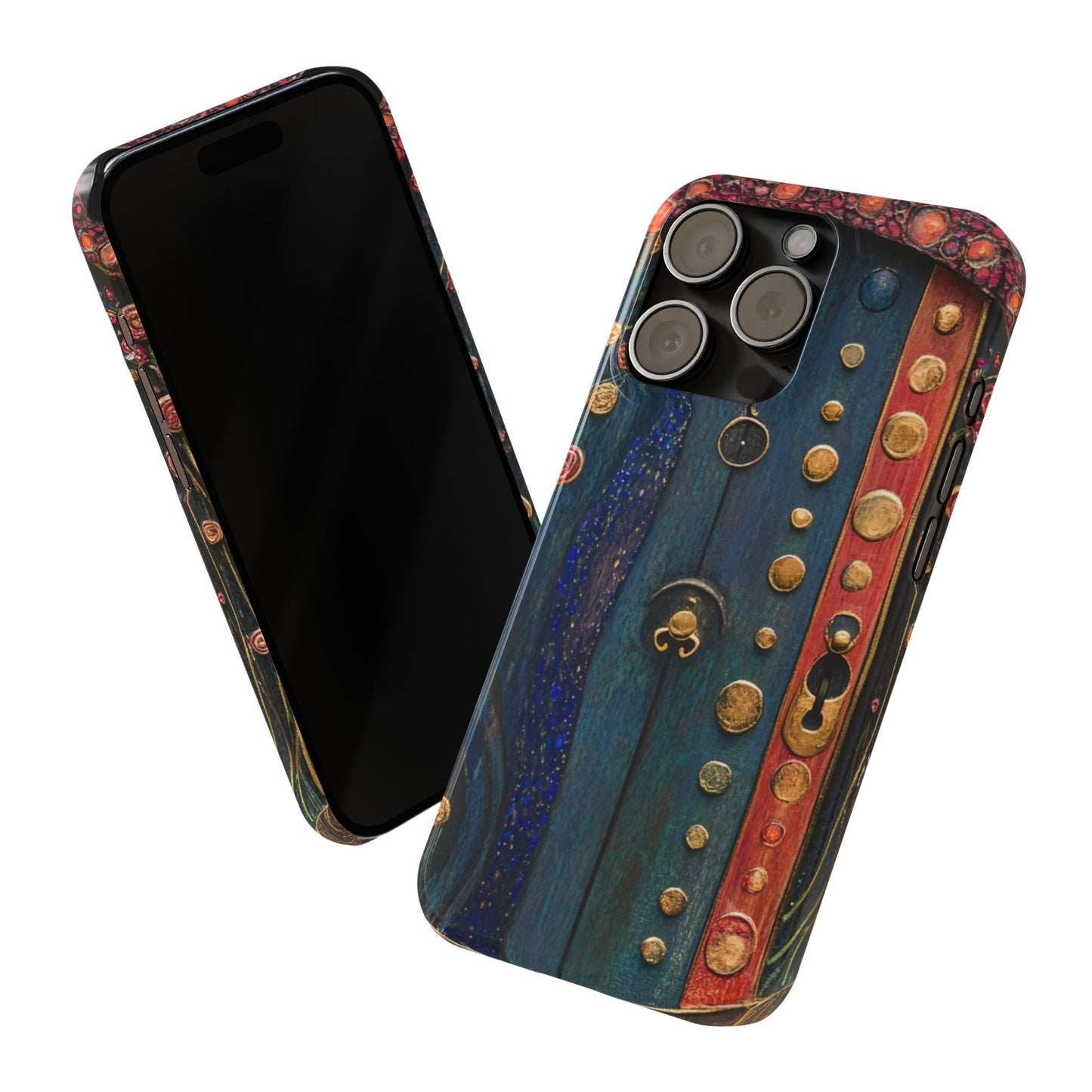 Fairy Door Artistic Slim Phone Cases, Unique Phone Cover, Gift for Art Lovers, Decorative Case, Phone Accessory