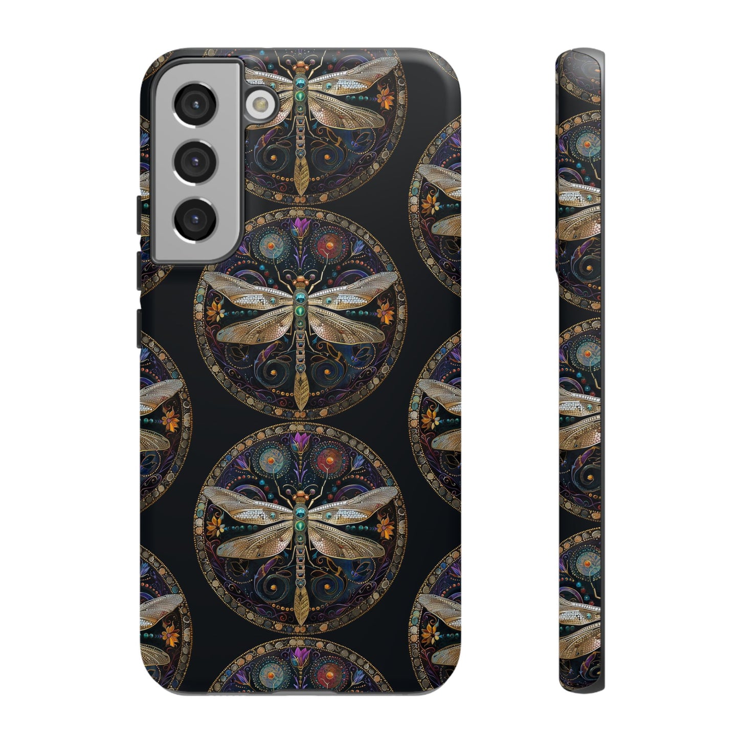 Dragonfly Phone Case, Tough Phone Cover, Artistic Cell Phone Accessory, Gift for Nature Lovers, Unique Phone Protector