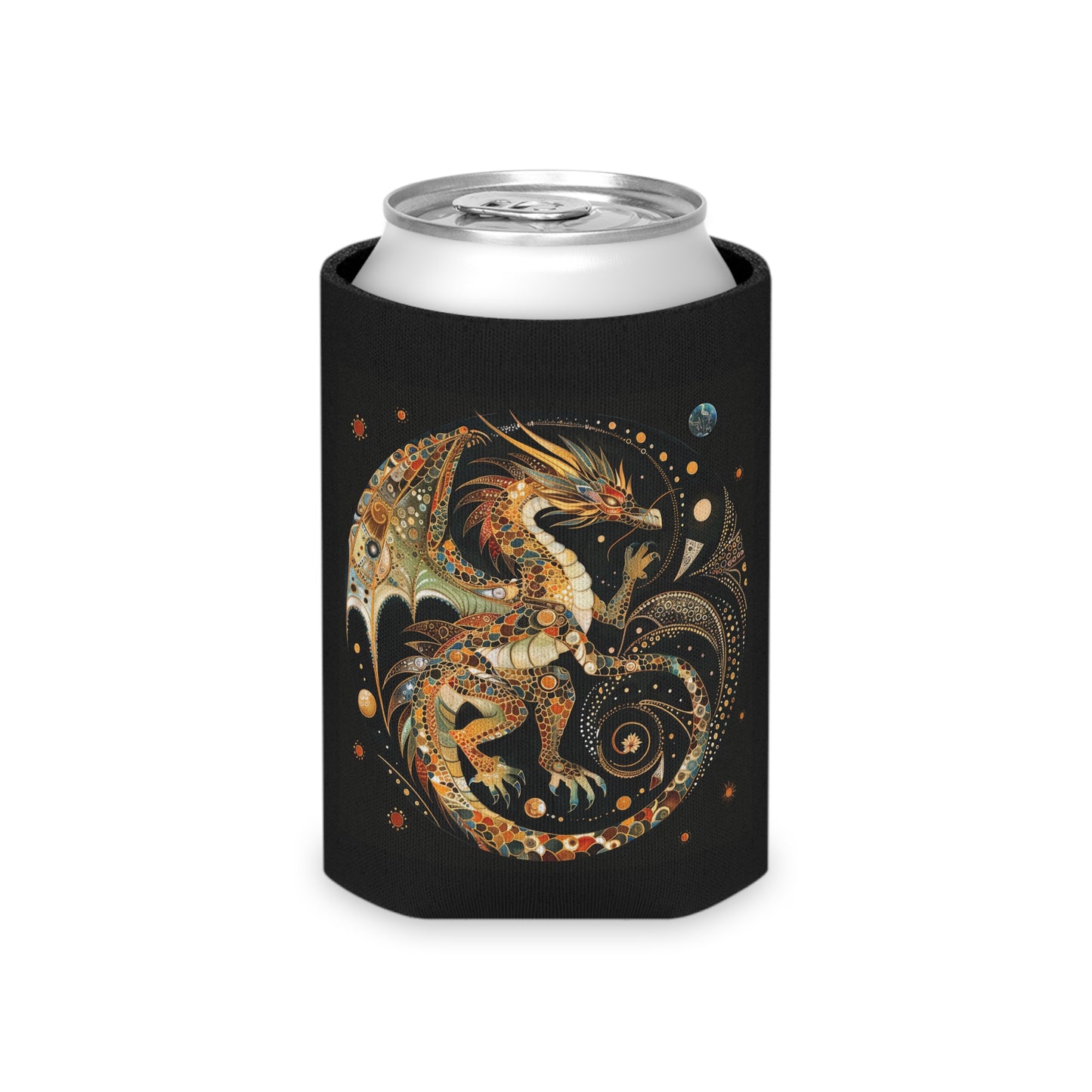 Mythical Dragon Can Cooler, Fantasy Beverage Insulator for Parties, Gifts, Dragon Enthusiasts, Festivals