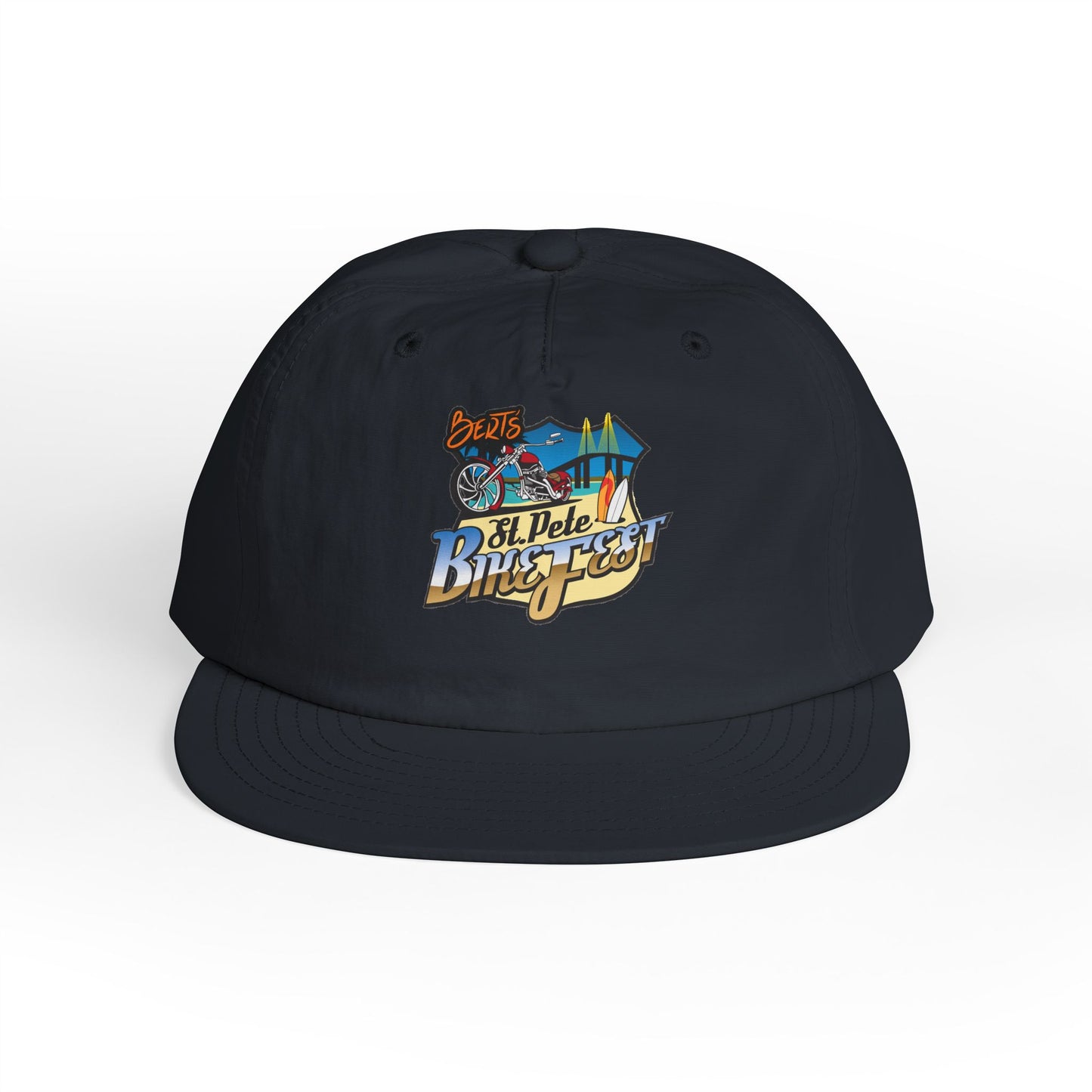 St Pete Fl Bike Fest Surf Cap for Beach Lovers | Adjustable Sun Hat | Summer Vacation Essential, Surfing Gift, Beach Party Gear, Relaxed Style, Outdoor Adventure