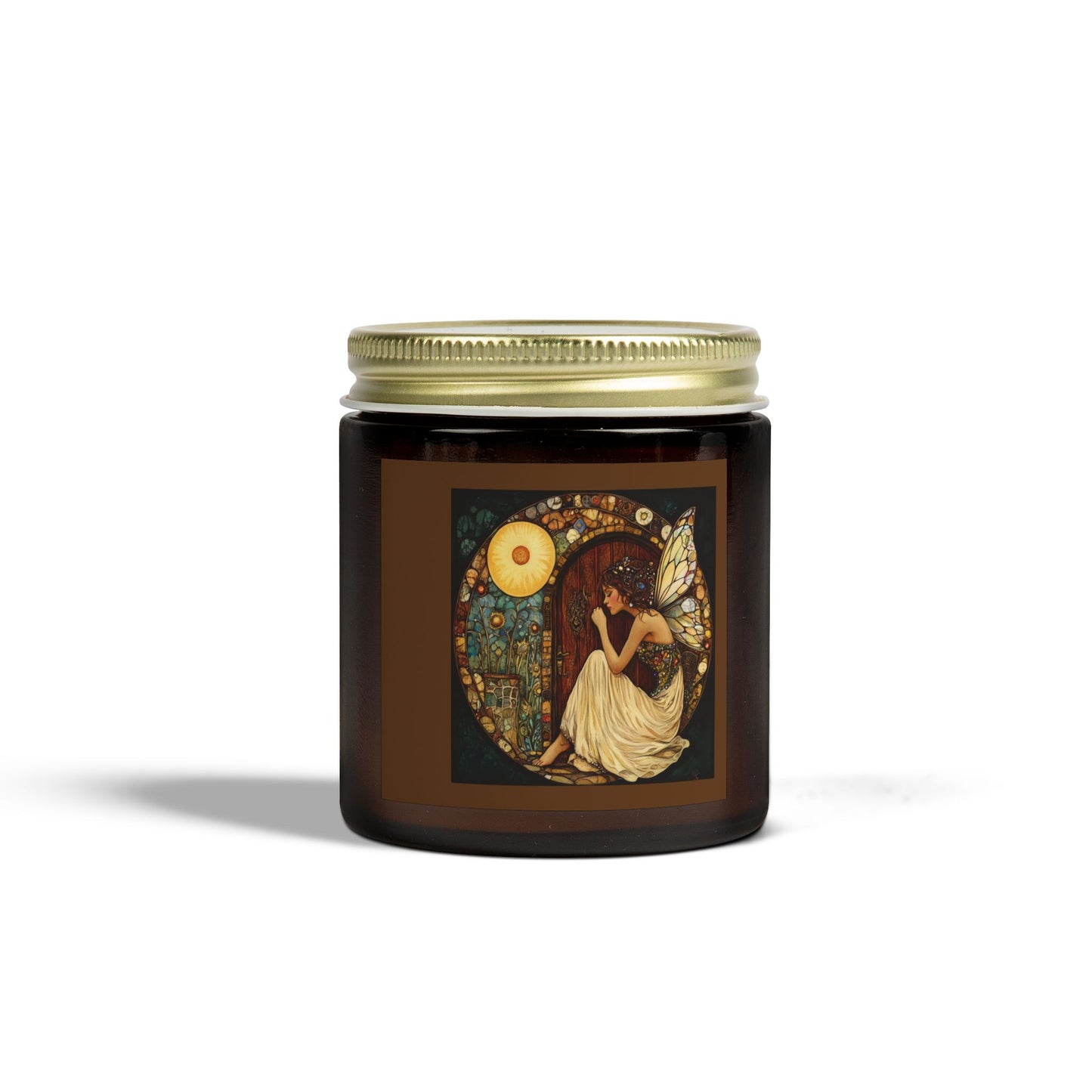 Fairy Door Aromatherapy Candles: Coconut Apricot Wax, Hand-Poured, Natural Fragrance, Home Decor, Eco-Friendly Gifts, Relaxation