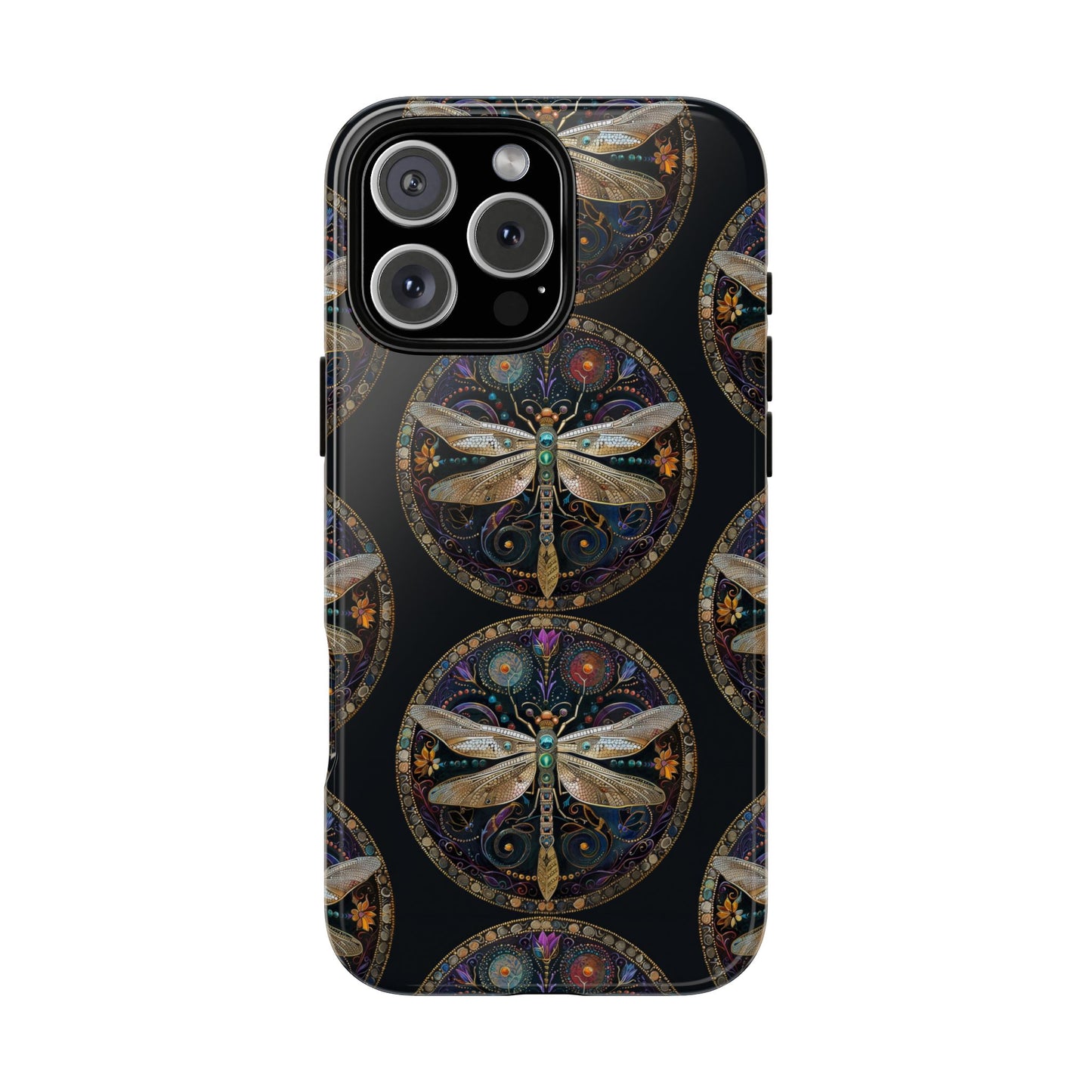 Dragonfly Phone Case, Tough Phone Cover, Artistic Cell Phone Accessory, Gift for Nature Lovers, Unique Phone Protector