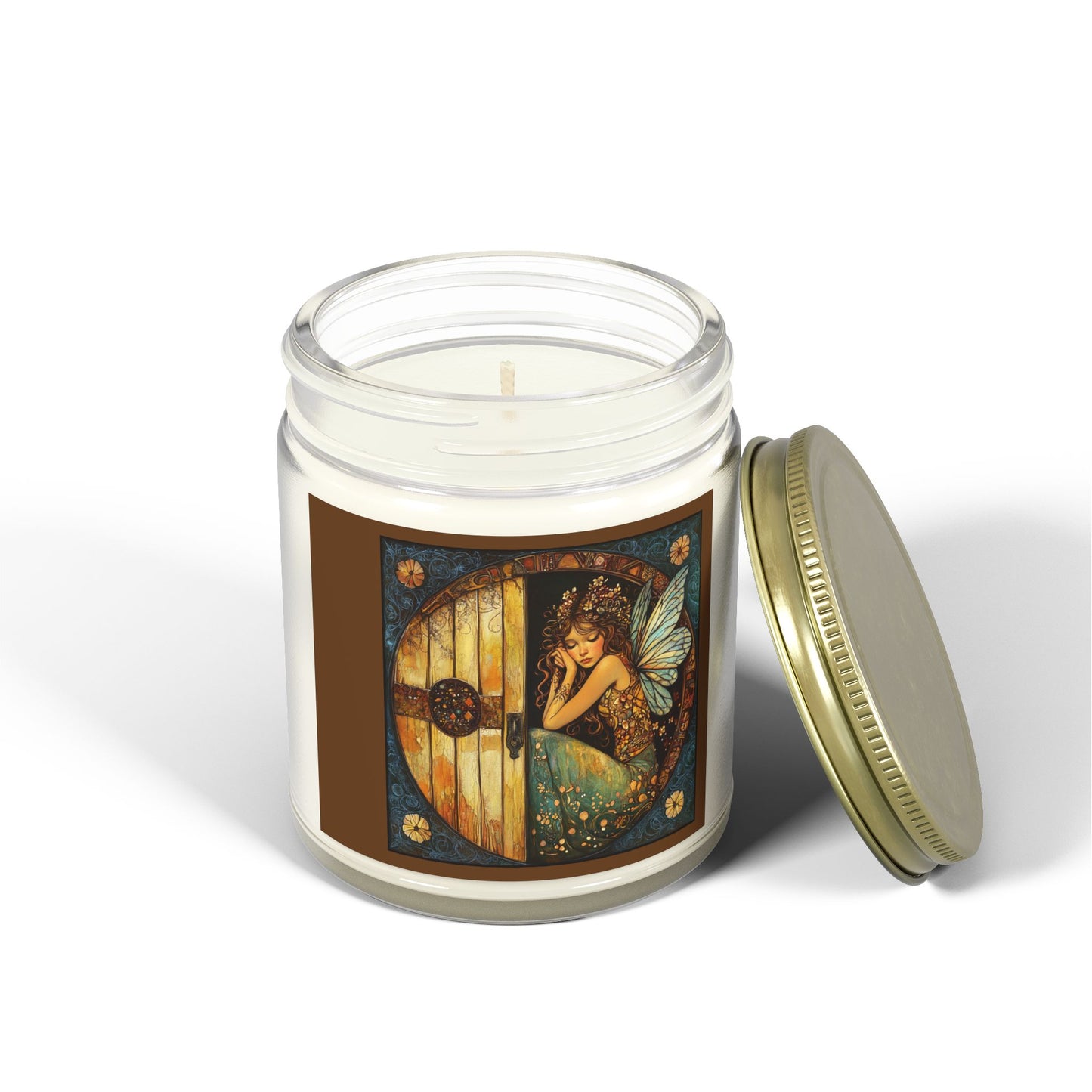 Fairy Door Aromatherapy Candles: Coconut Apricot Wax, Hand-Poured, Natural Fragrance, Home Decor, Eco-Friendly Gifts, Relaxation
