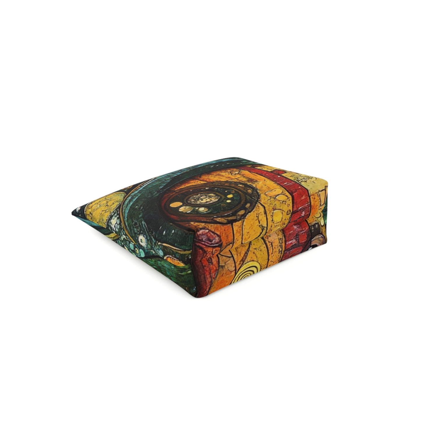 Fairy Door Artistic Cotton Cosmetic Bag - Unique Makeup Pouch, Gift for Her, Travel Organizer, Bohemian Style, Everyday Essentials