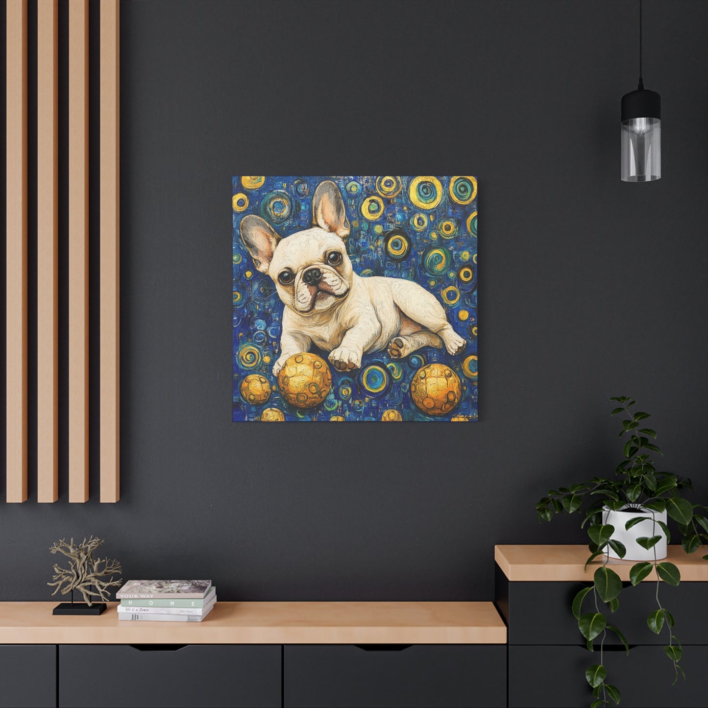 French Bulldog Matte Canvas, Stretched, Bodhi Pets