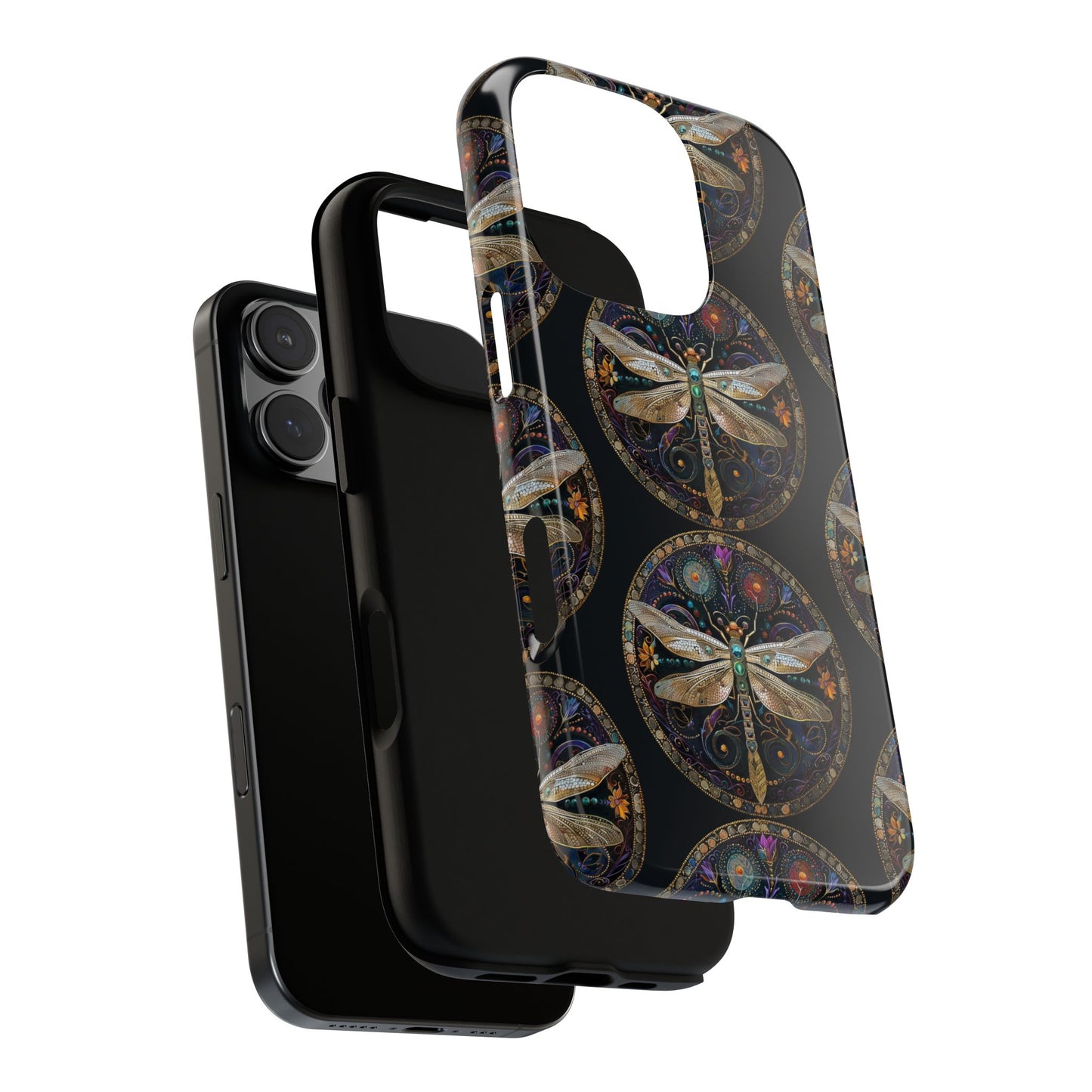 Dragonfly Phone Case, Tough Phone Cover, Artistic Cell Phone Accessory, Gift for Nature Lovers, Unique Phone Protector