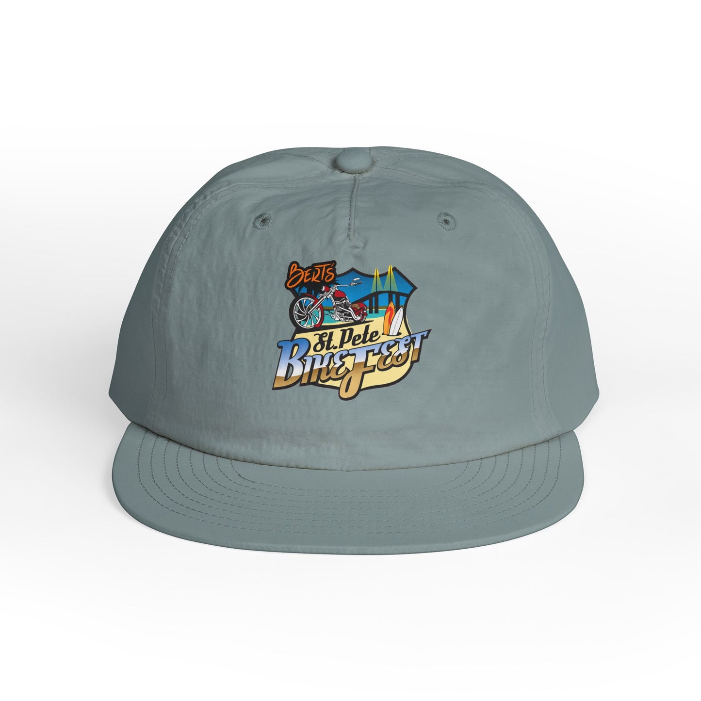 St Pete Fl Bike Fest Surf Cap for Beach Lovers | Adjustable Sun Hat | Summer Vacation Essential, Surfing Gift, Beach Party Gear, Relaxed Style, Outdoor Adventure