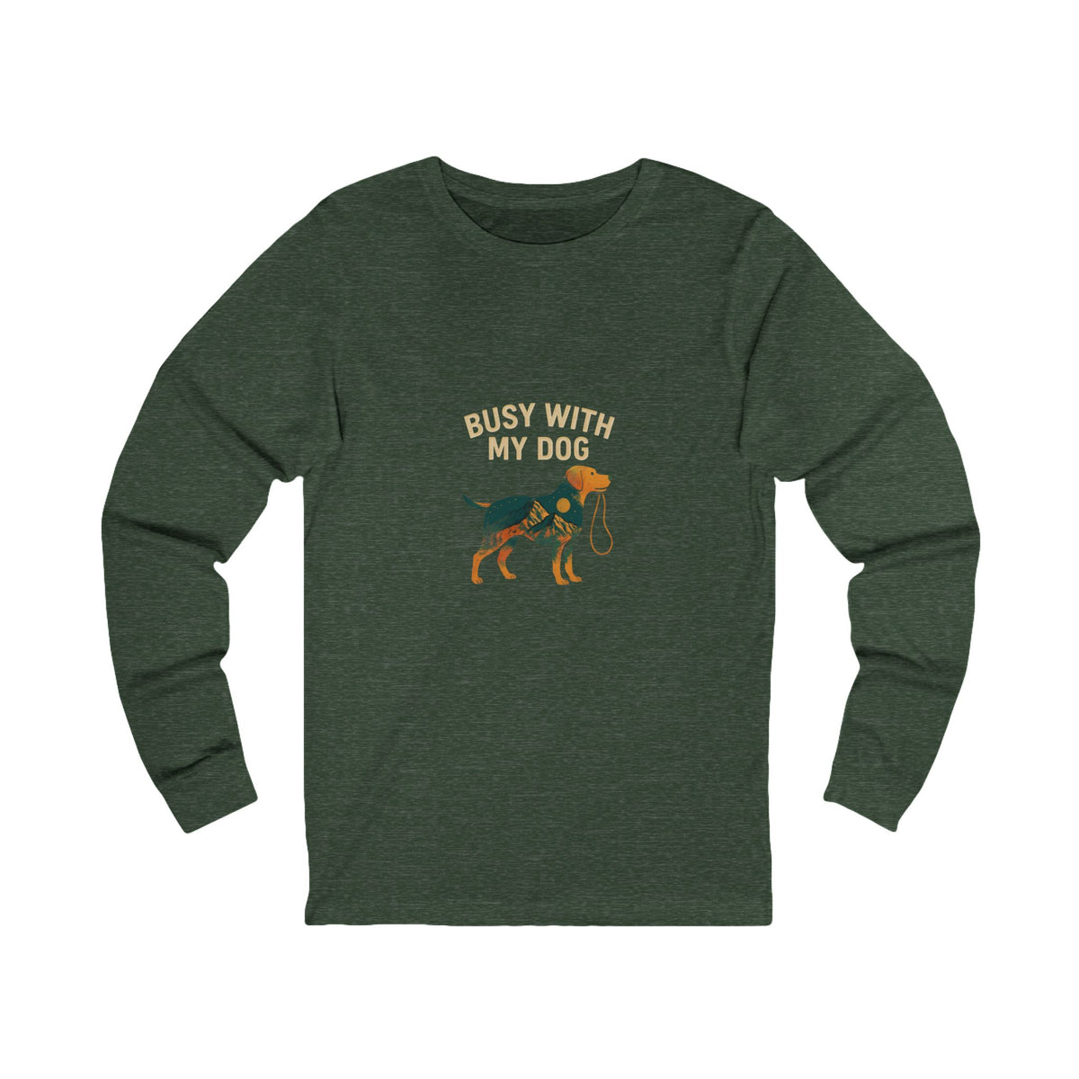 Busy With My Dog Long Sleeve Tee