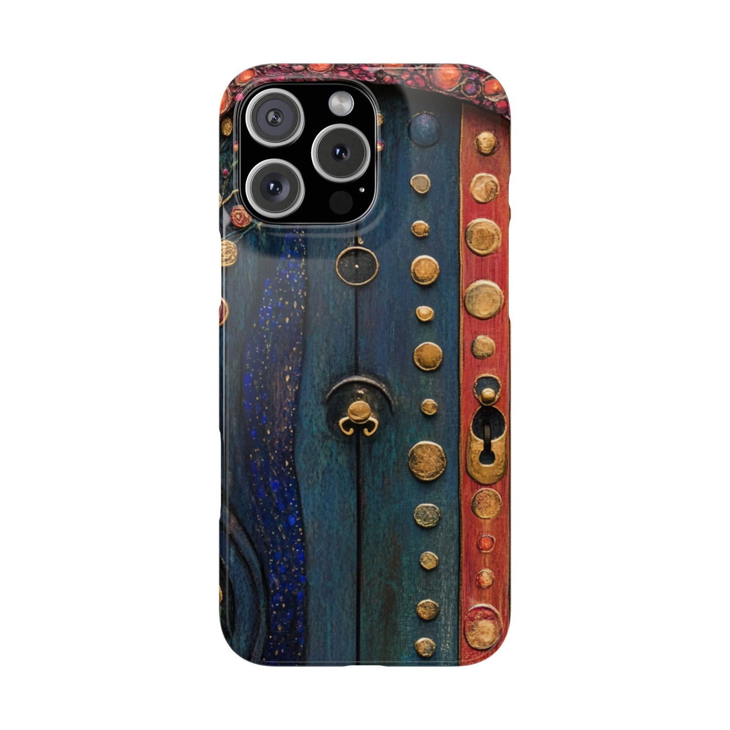 Fairy Door Artistic Slim Phone Cases, Unique Phone Cover, Gift for Art Lovers, Decorative Case, Phone Accessory