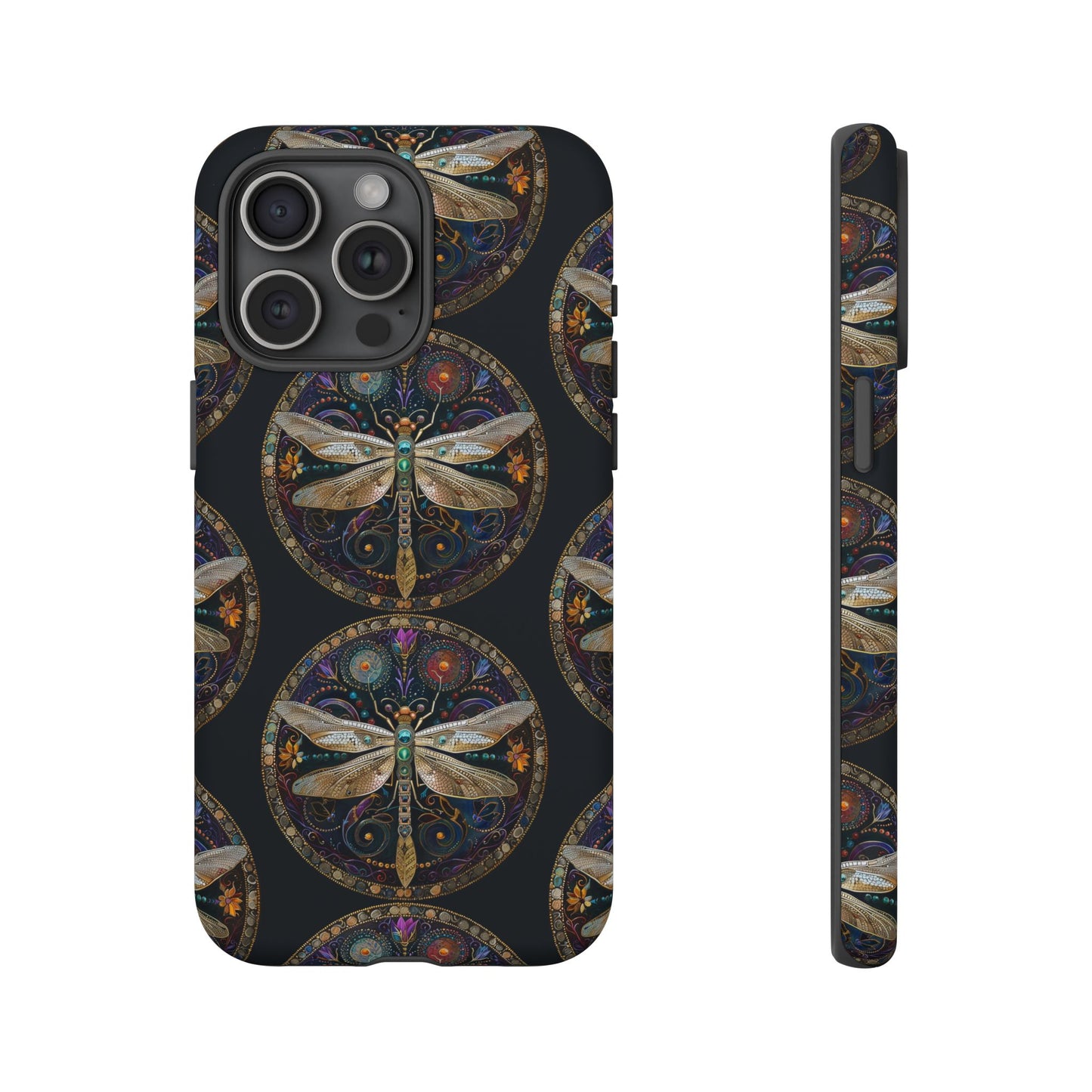 Dragonfly Phone Case, Tough Phone Cover, Artistic Cell Phone Accessory, Gift for Nature Lovers, Unique Phone Protector