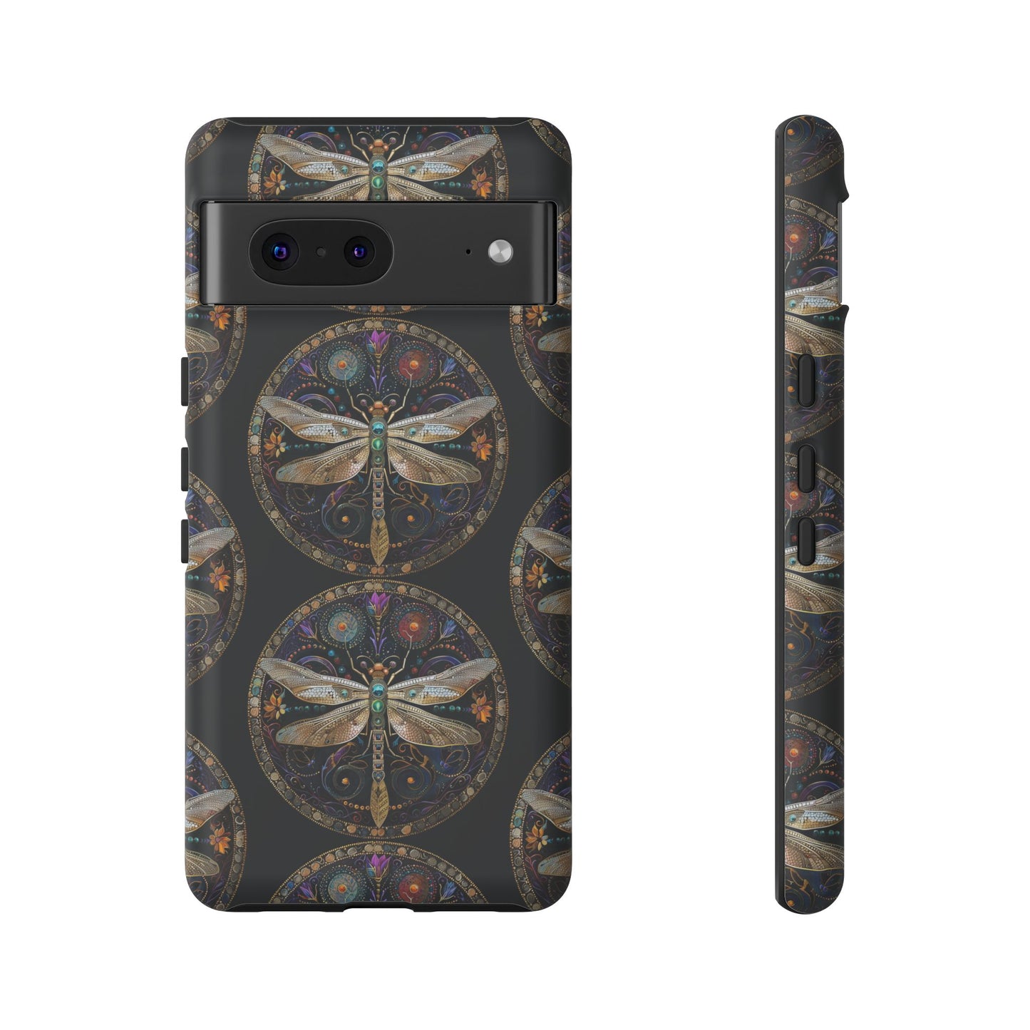 Dragonfly Phone Case, Tough Phone Cover, Artistic Cell Phone Accessory, Gift for Nature Lovers, Unique Phone Protector