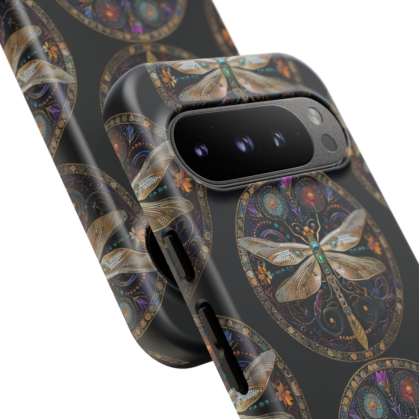 Dragonfly Phone Case, Tough Phone Cover, Artistic Cell Phone Accessory, Gift for Nature Lovers, Unique Phone Protector