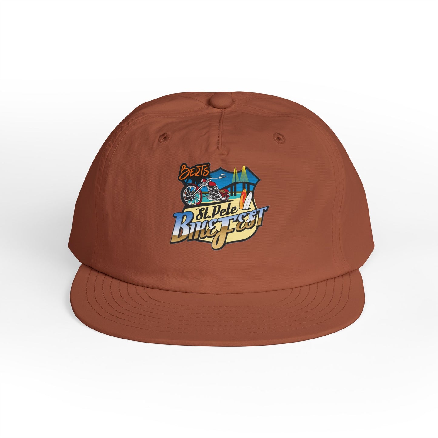St Pete Fl Bike Fest Surf Cap for Beach Lovers | Adjustable Sun Hat | Summer Vacation Essential, Surfing Gift, Beach Party Gear, Relaxed Style, Outdoor Adventure