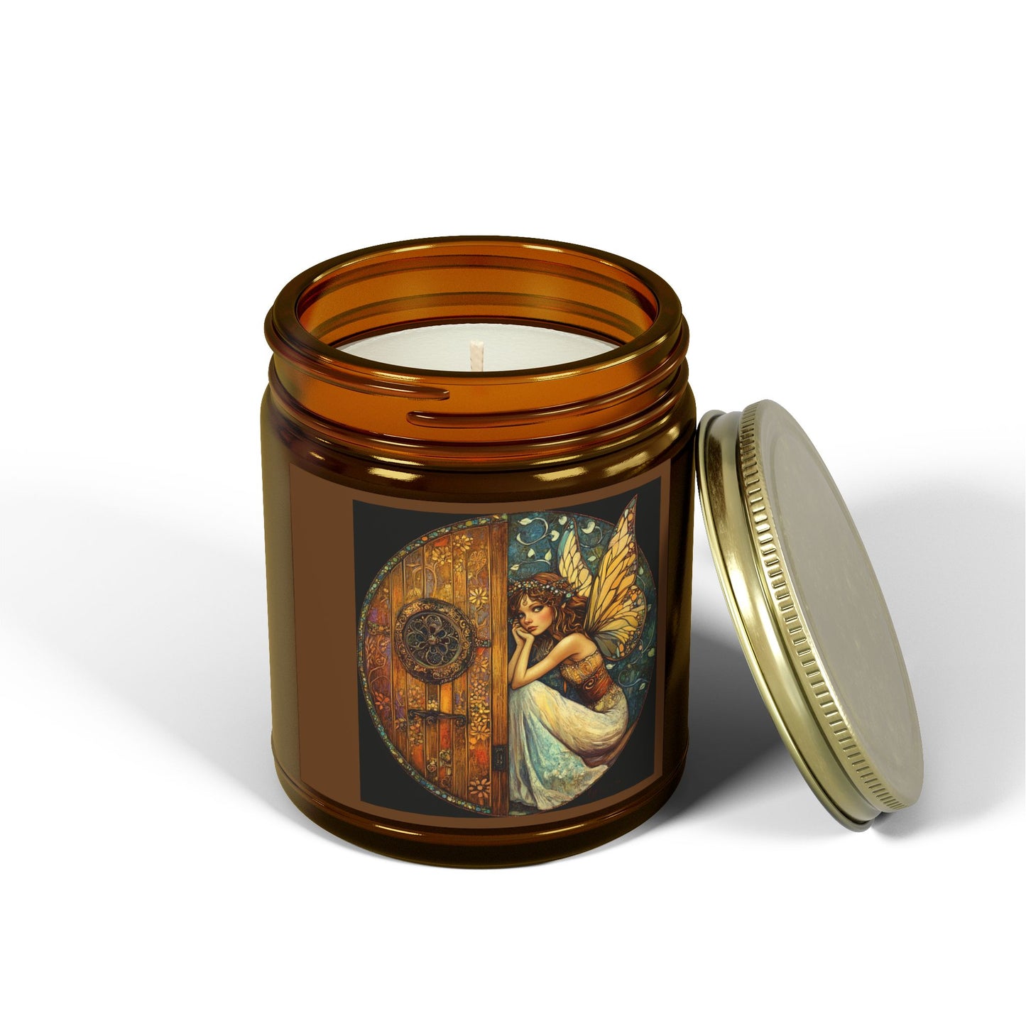Fairy Door Scented Candle | Enchanted Home Decor, Relaxation Gift, Aromatherapy Candle, Magical Room Accent, Cozy Ambience