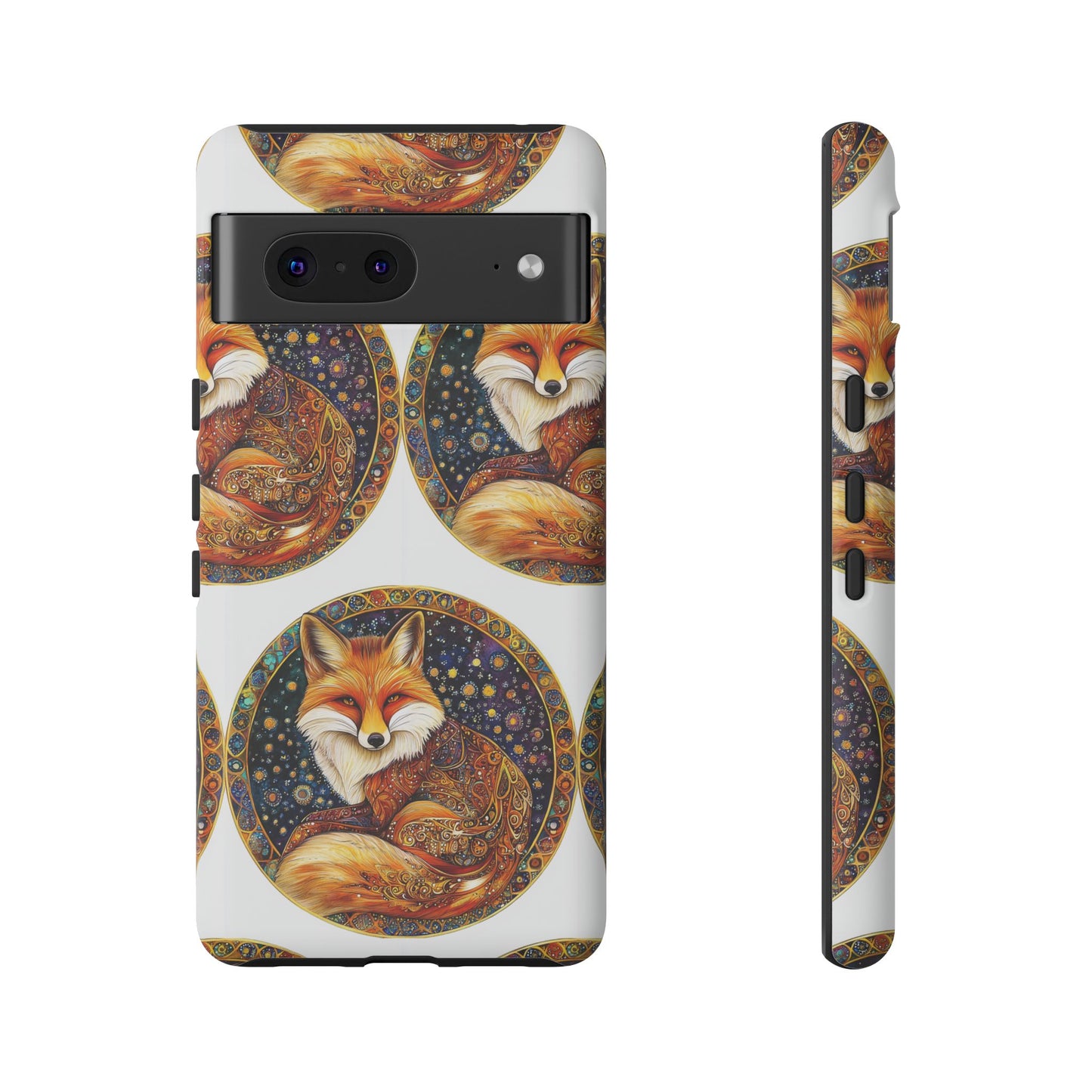 Artistic Fox Phone Case, Tough Phone Cover, Unique Gift for Animal Lovers, Stylish Tech Accessory, Nature-Inspired Decor