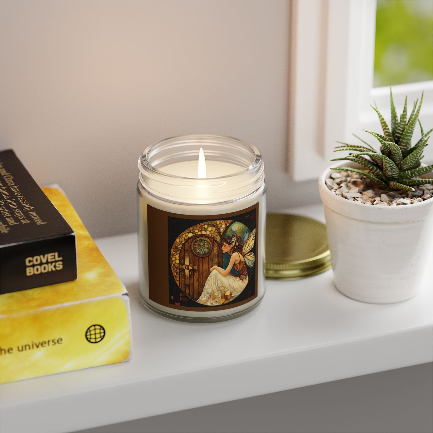Fairy Door Scented Candle, Enchanted Home Decor, Relaxation Gift, Magical Atmosphere, Aromatherapy Candle, Home Fragrance
