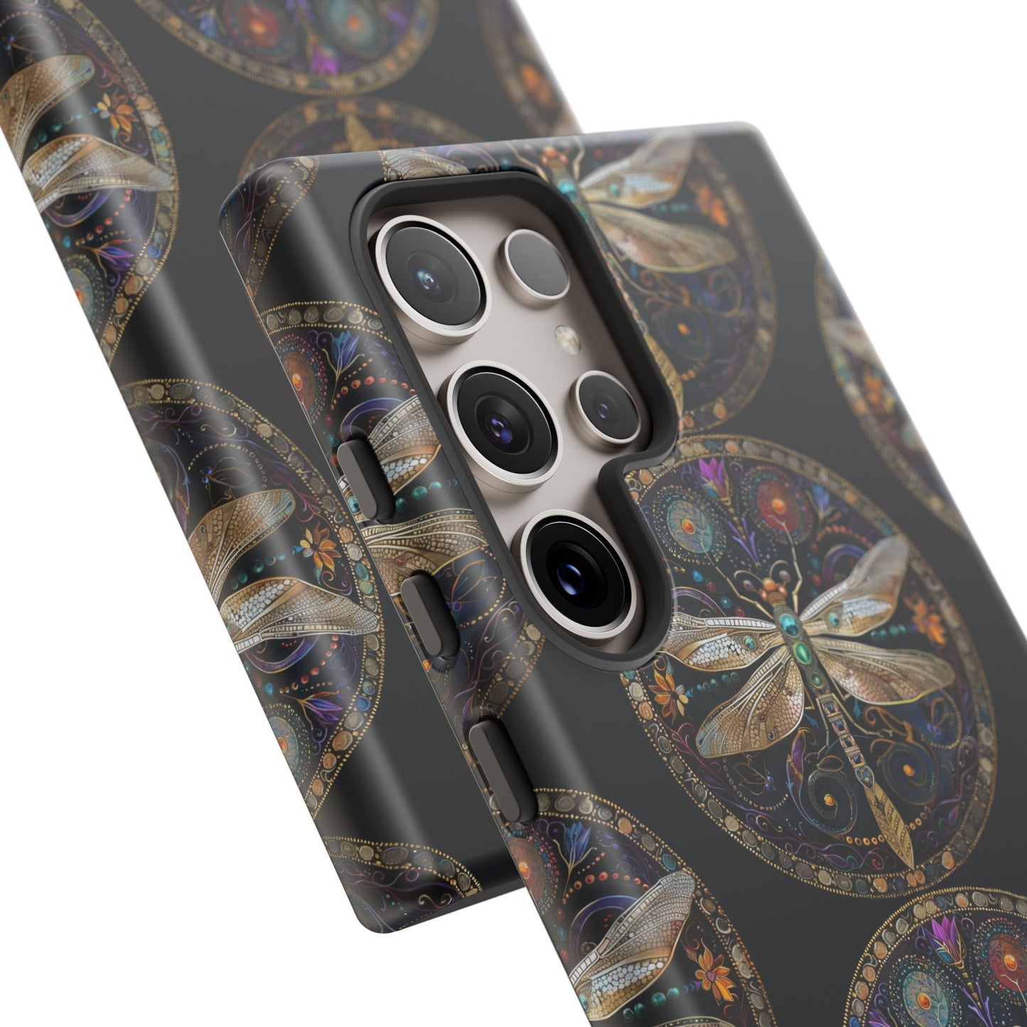 Dragonfly Phone Case, Tough Phone Cover, Artistic Cell Phone Accessory, Gift for Nature Lovers, Unique Phone Protector