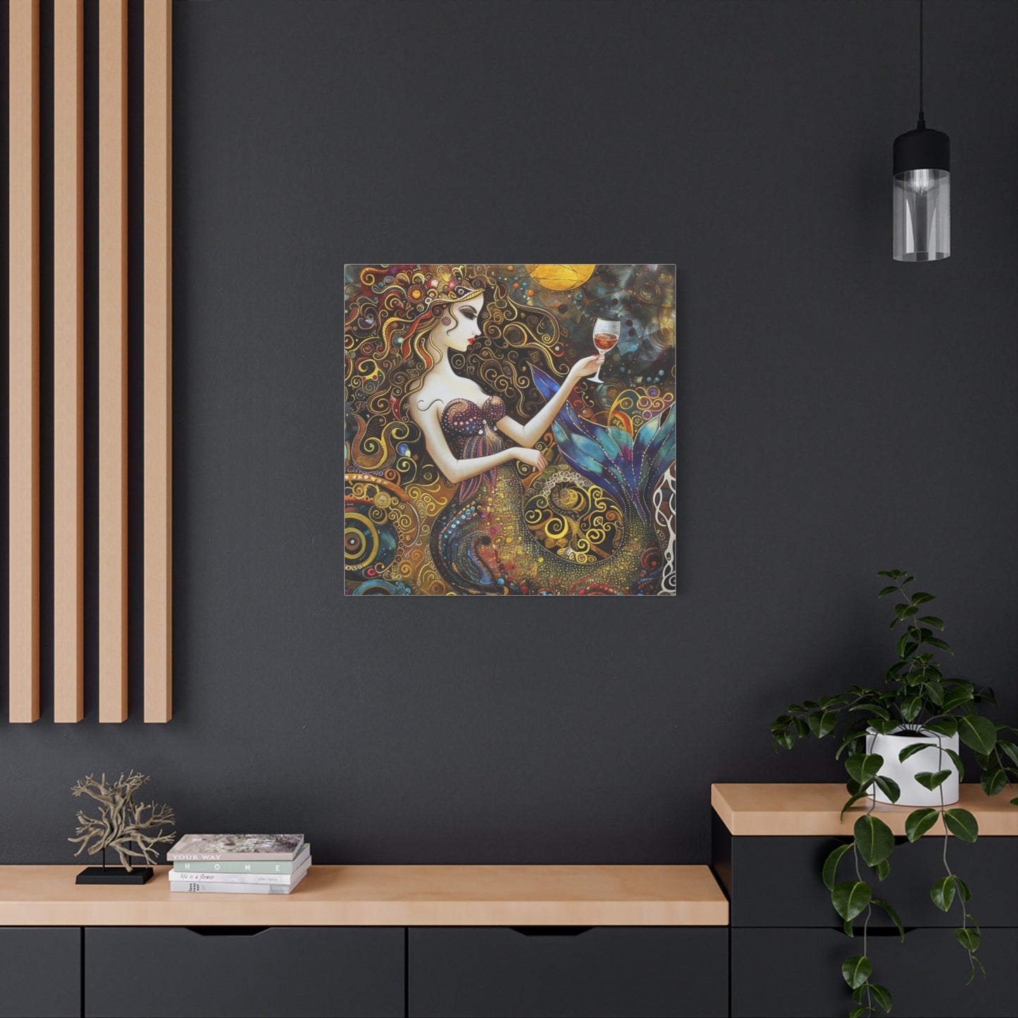 Whimsical Mermaid Art Canvas