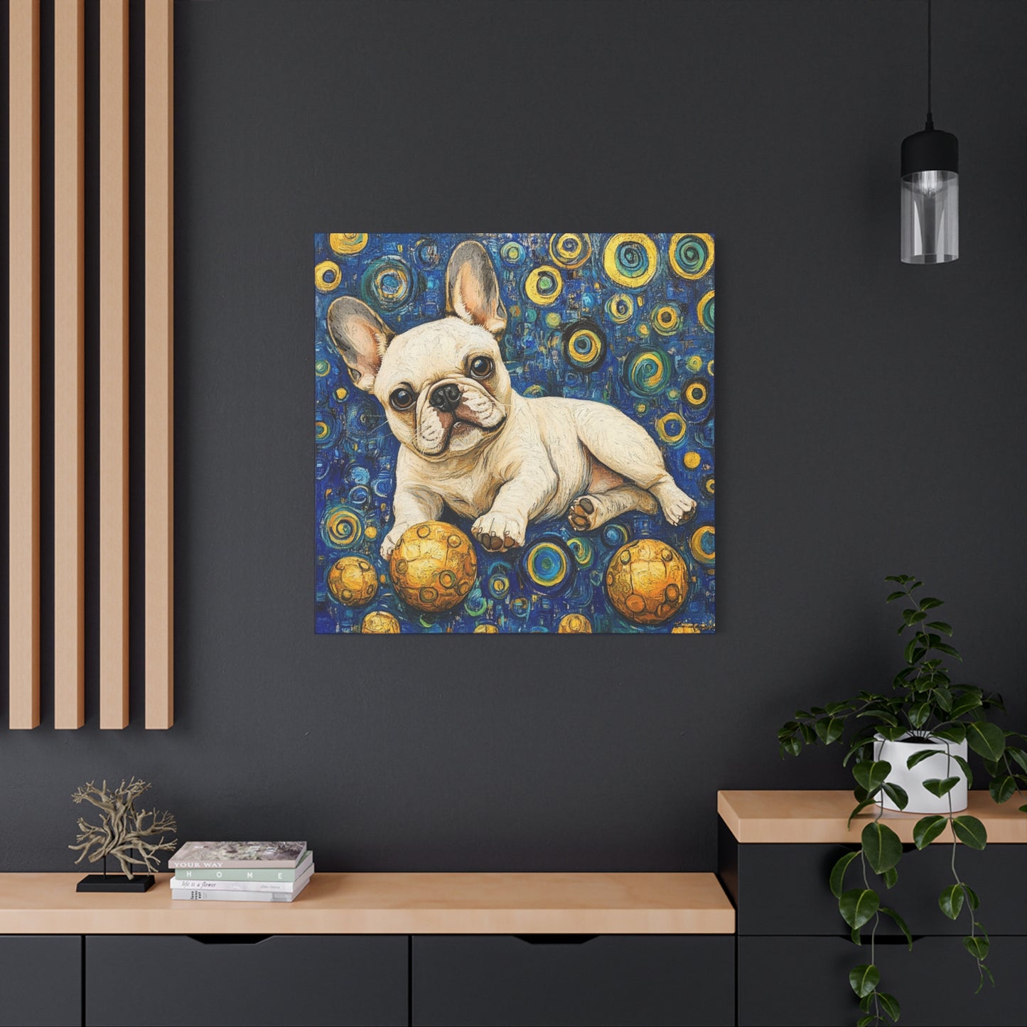 French Bulldog Matte Canvas, Stretched, Bodhi Pets