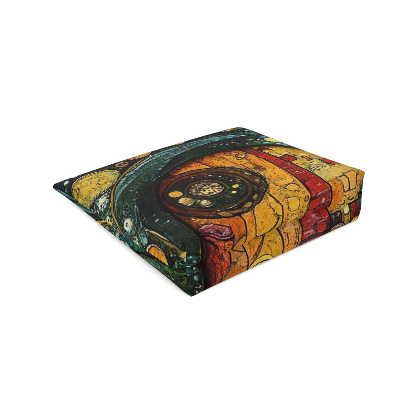 Fairy Door Artistic Cotton Cosmetic Bag - Unique Makeup Pouch, Gift for Her, Travel Organizer, Bohemian Style, Everyday Essentials