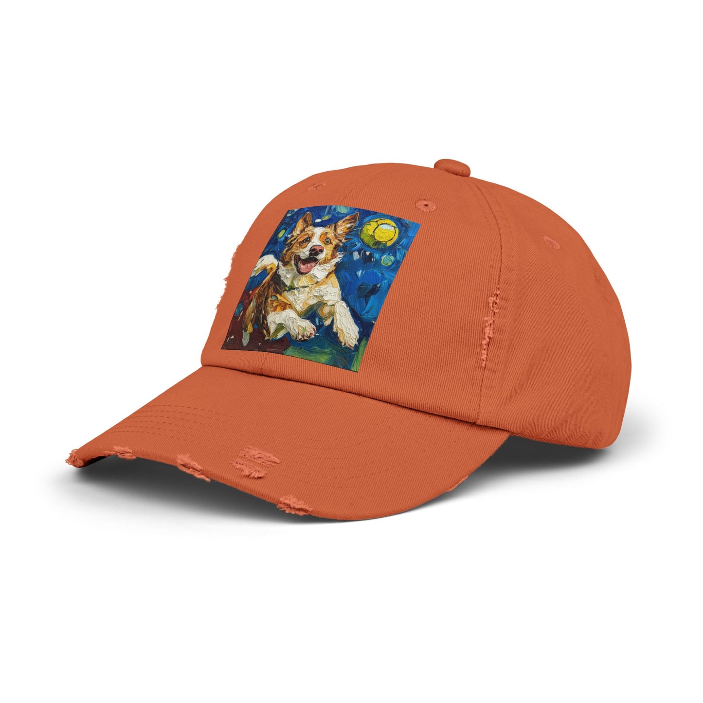 Pickleball Australian Shepherd Lovers Unisex Distressed Cap, Pet Lover Gift, Casual Hat, Unique Dog Art Cap, Birthday Gift for Dog Owners