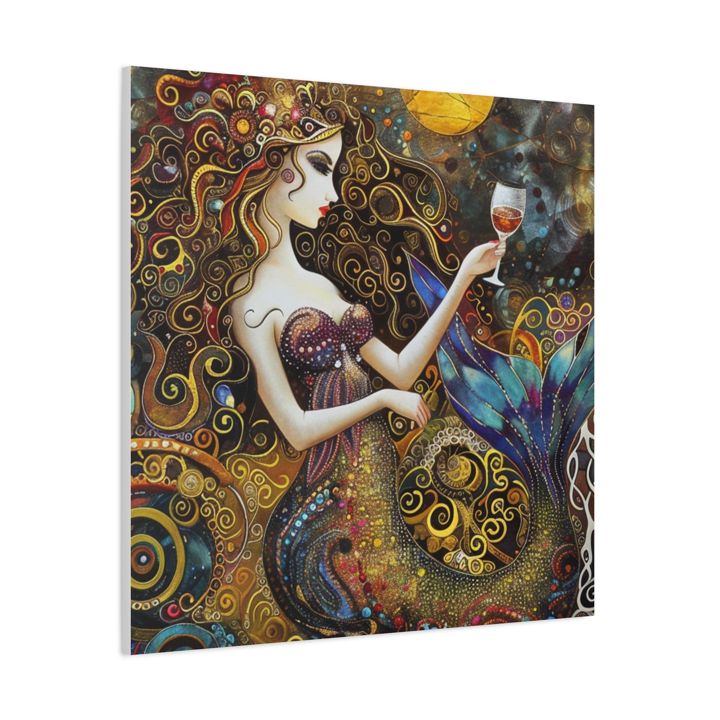 Whimsical Mermaid Art Canvas